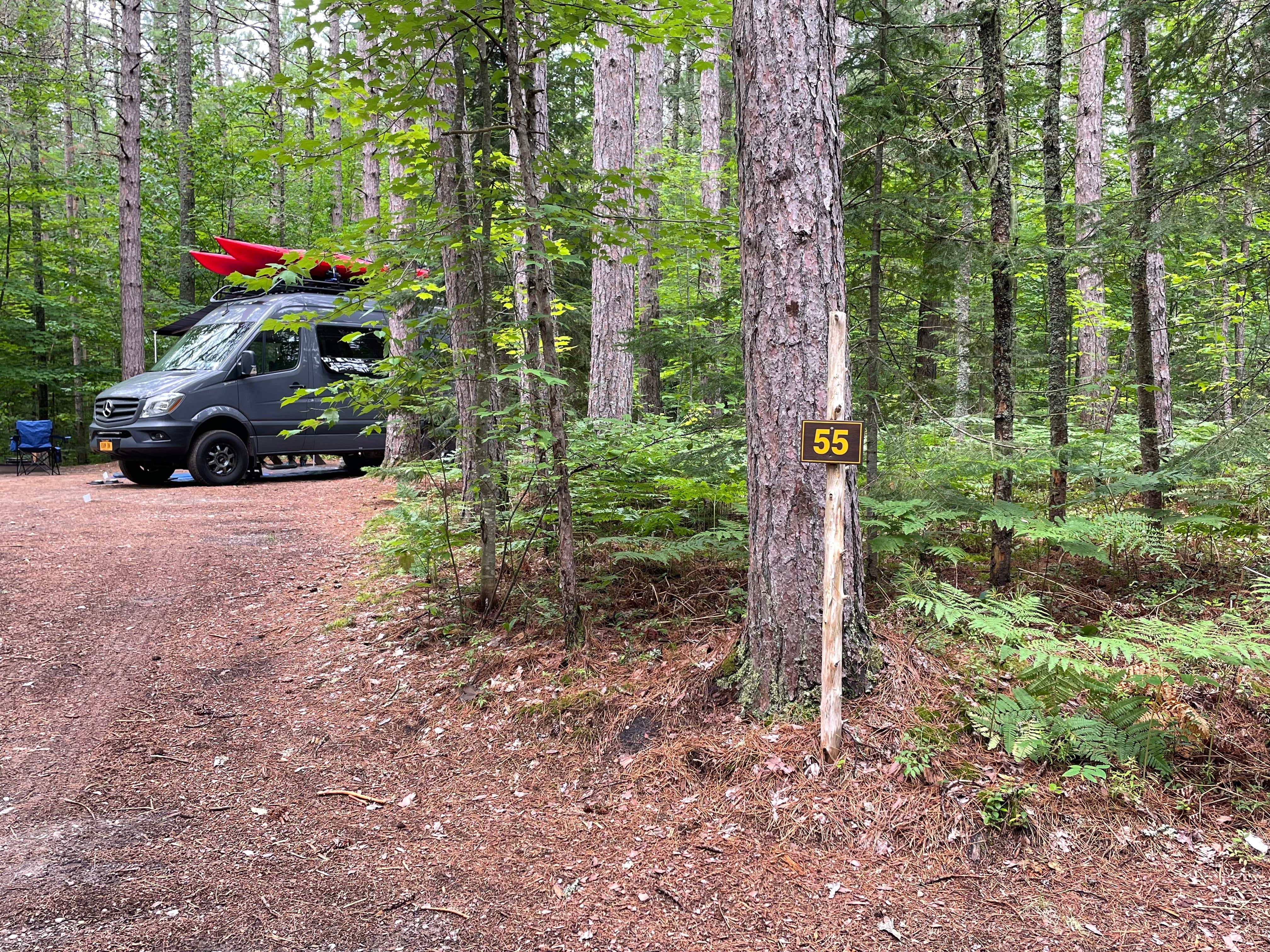 Dana M.'s photo of rv camping at Buck Pond Campground near Owls Head, NY
