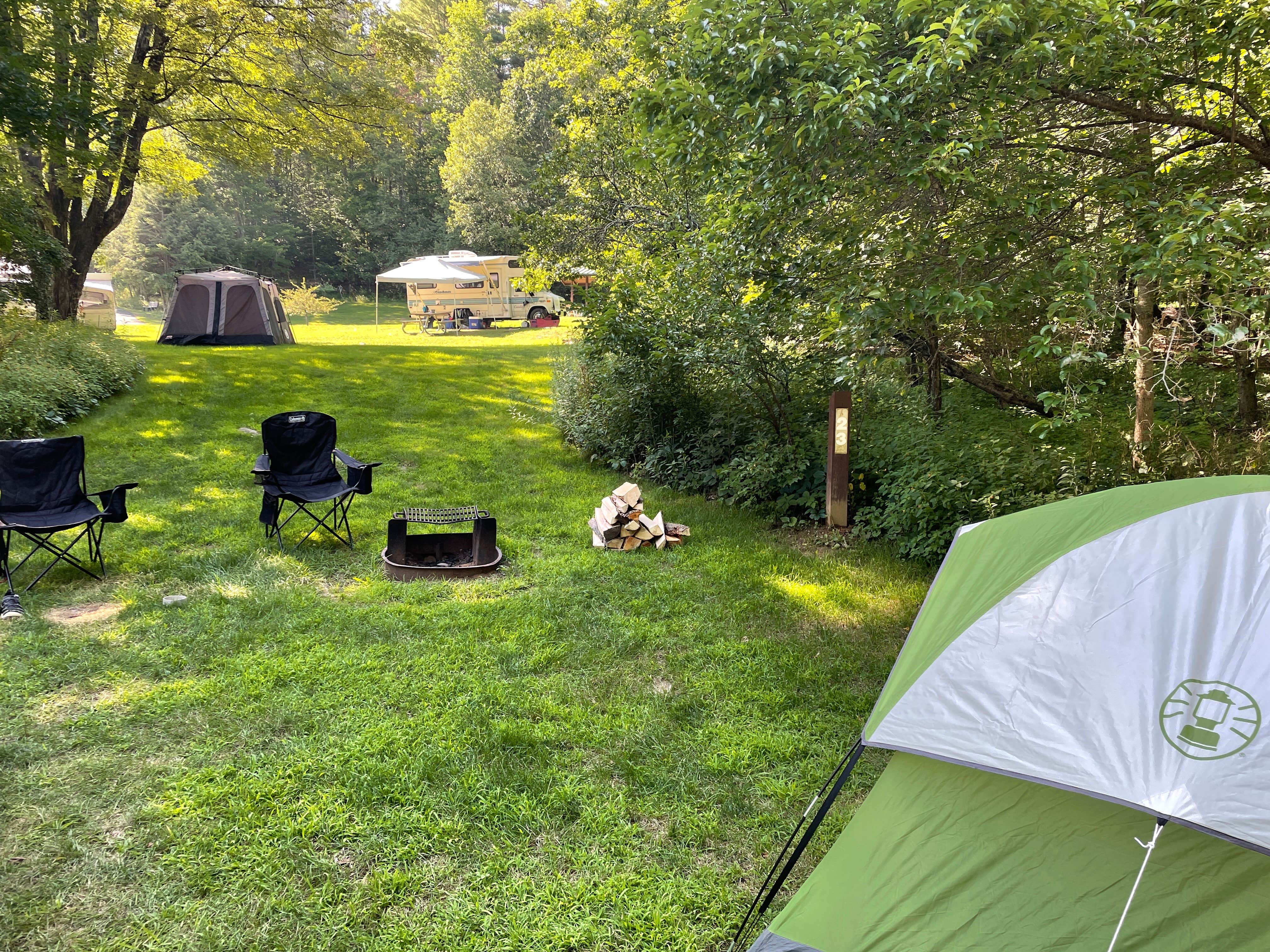 Neal C.'s photo at Winhall Brook Camping Area - TEMPORARILY CLOSED near South Londonderry, VT