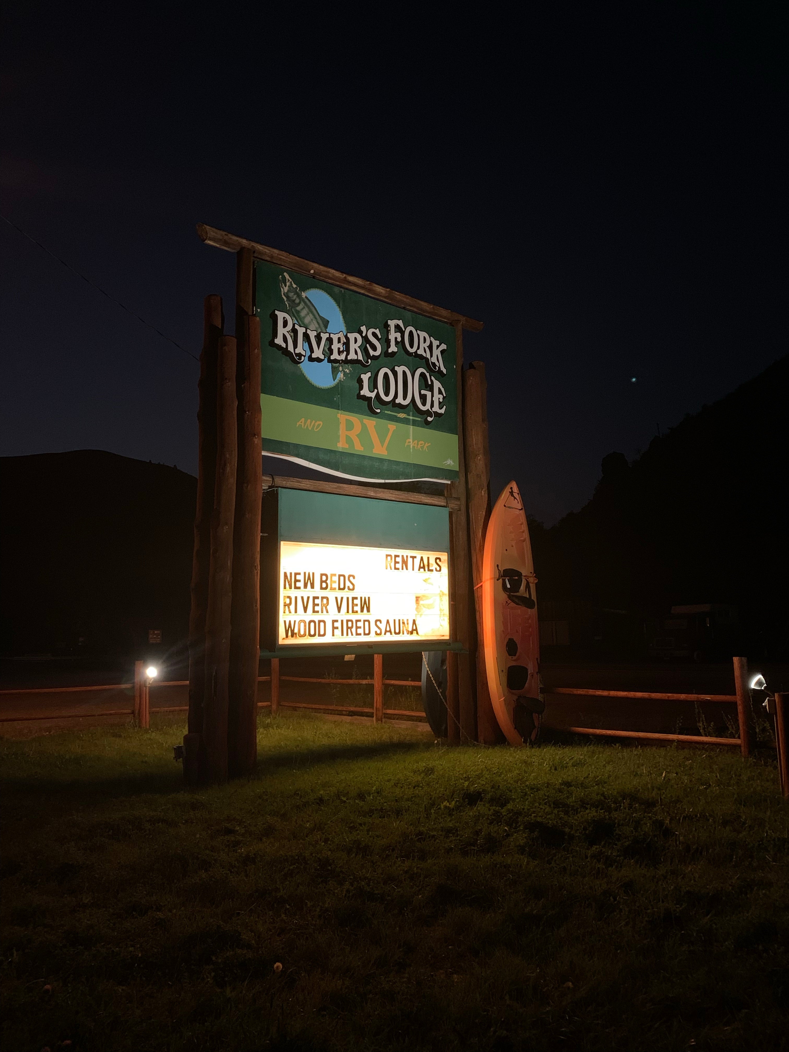 Camper submitted image from River's Fork Lodge & RV Park - 5