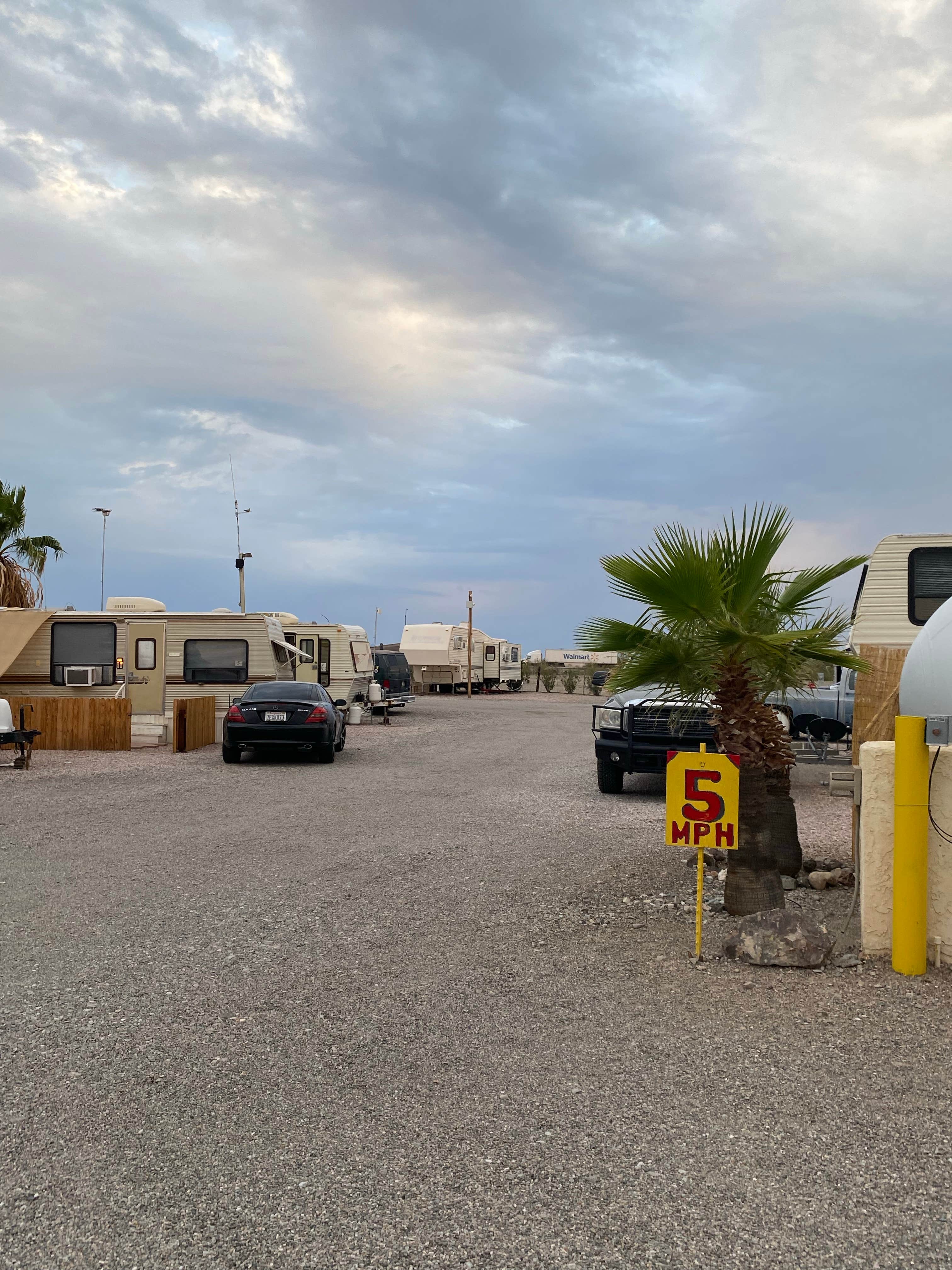 Brittney  C.'s photo of rv camping at Pattie's RV Park near Parker, AZ