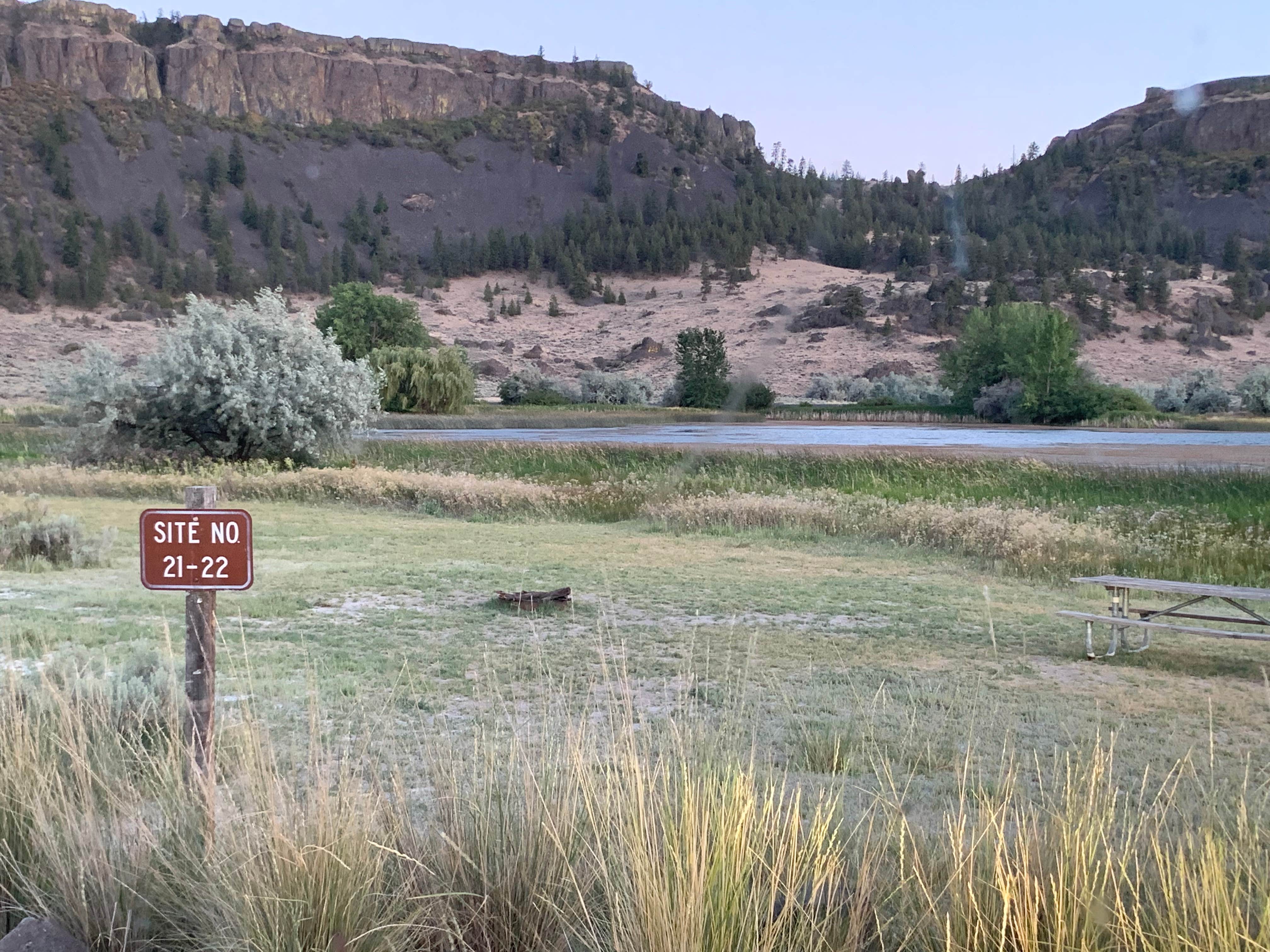 Camper-submitted photo at Jones Bay Campground — Steamboat Rock State Park near Coulee Dam, WA