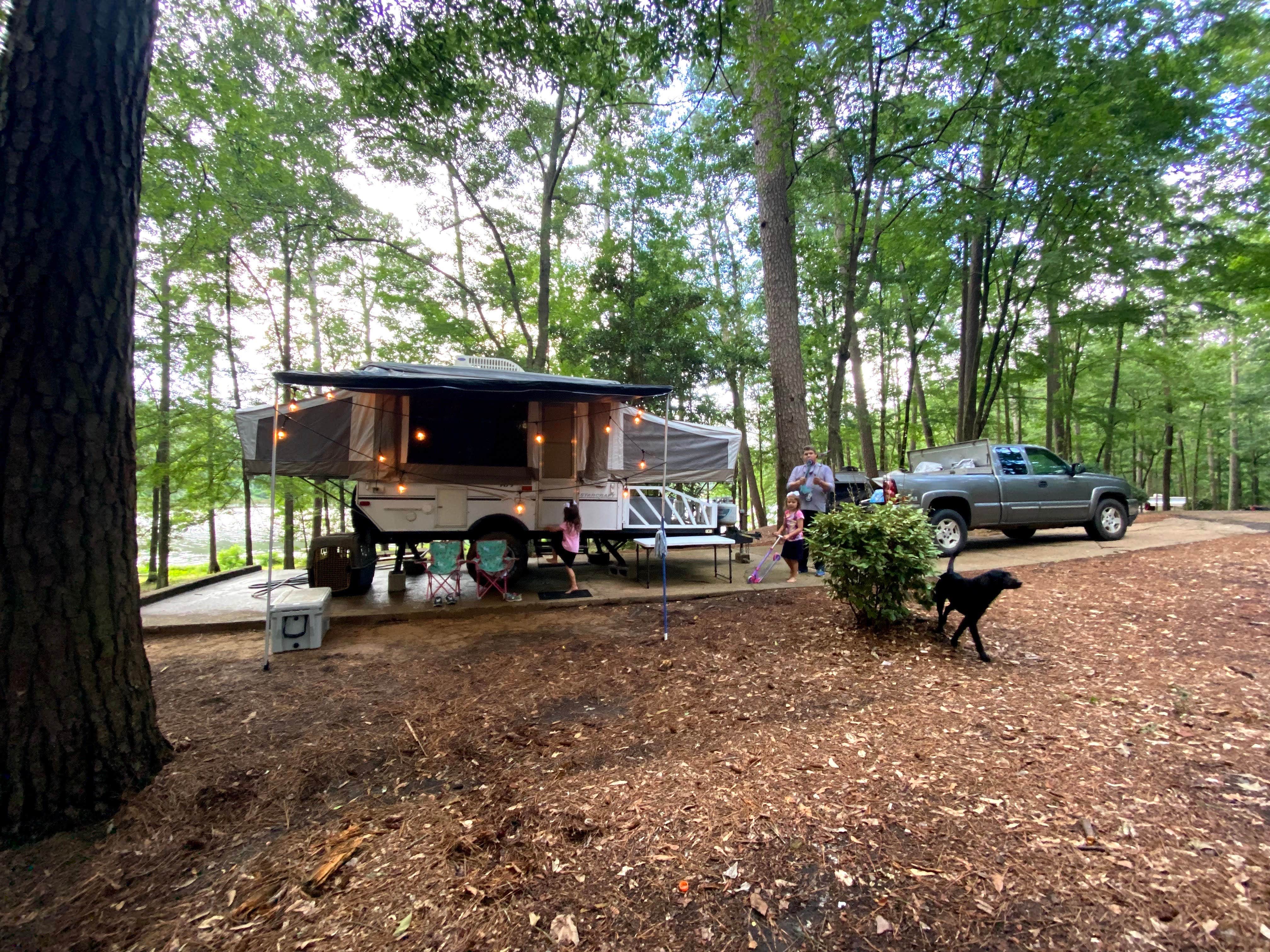 Zack K.'s photo of camping with pets at Roosevelt State Park Campground near Decatur, MS