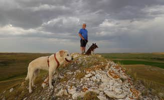 Lori C.'s photo of camping with pets at Pavement Ends near Alliance, NE
