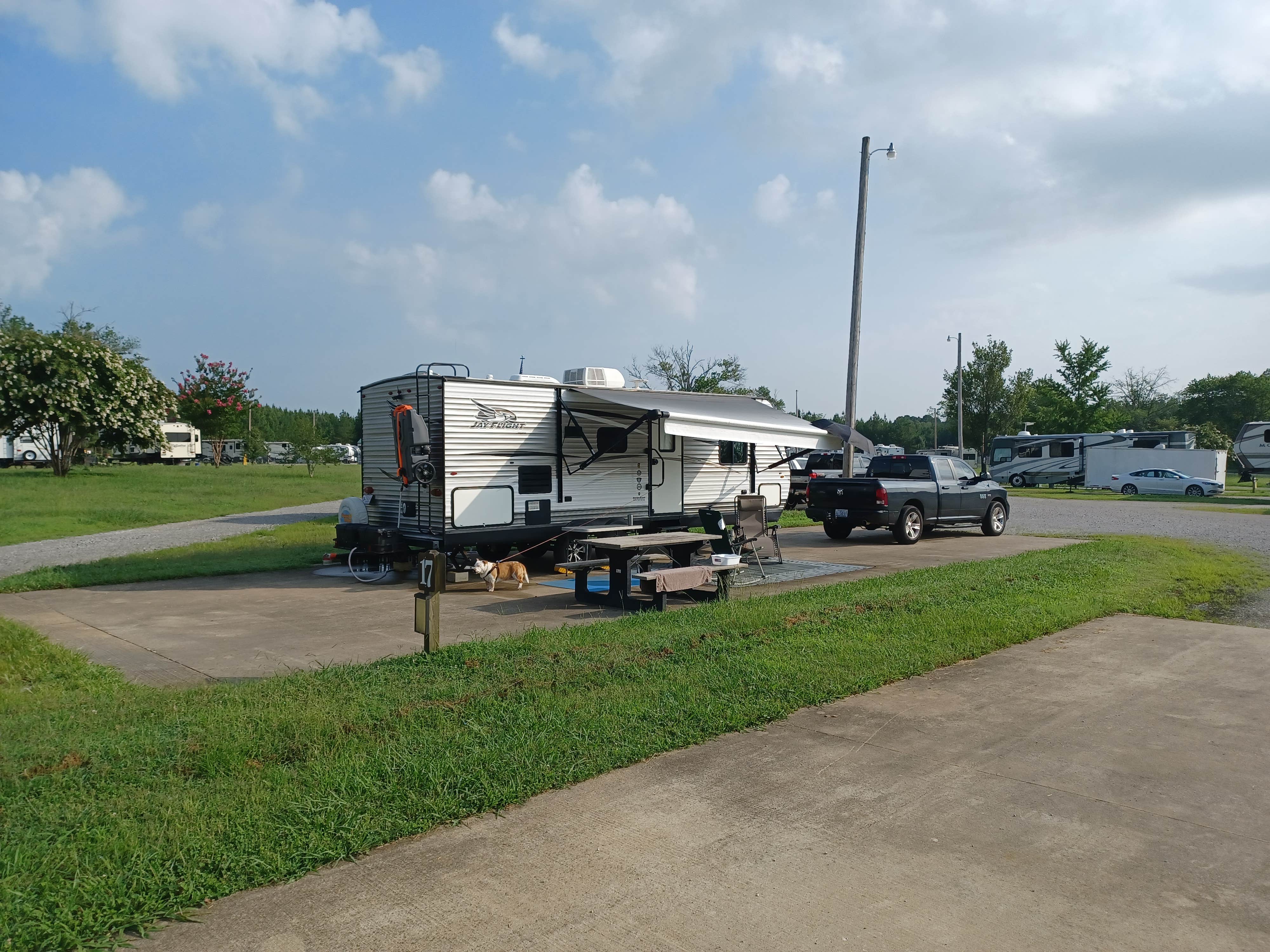 fletcher6531's photo of rv camping at Redstone Arsenal RV Park & Campground near Huntsville, AL