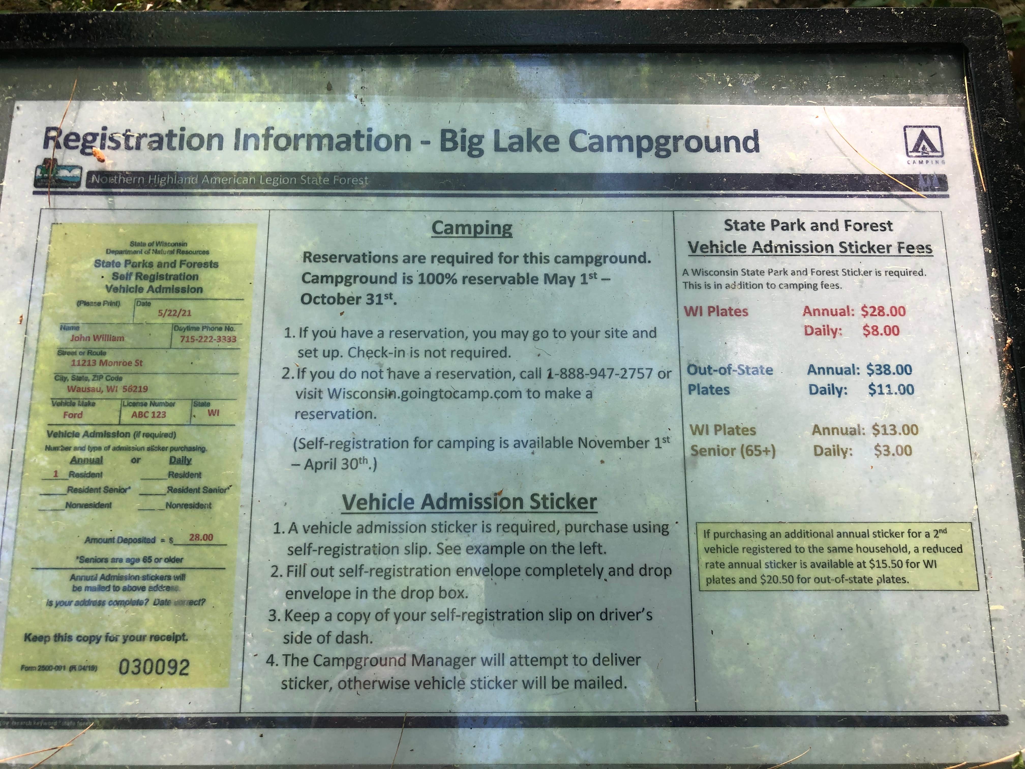 Camper submitted image from Big Lake Campground — Northern Highland State Forest - 4