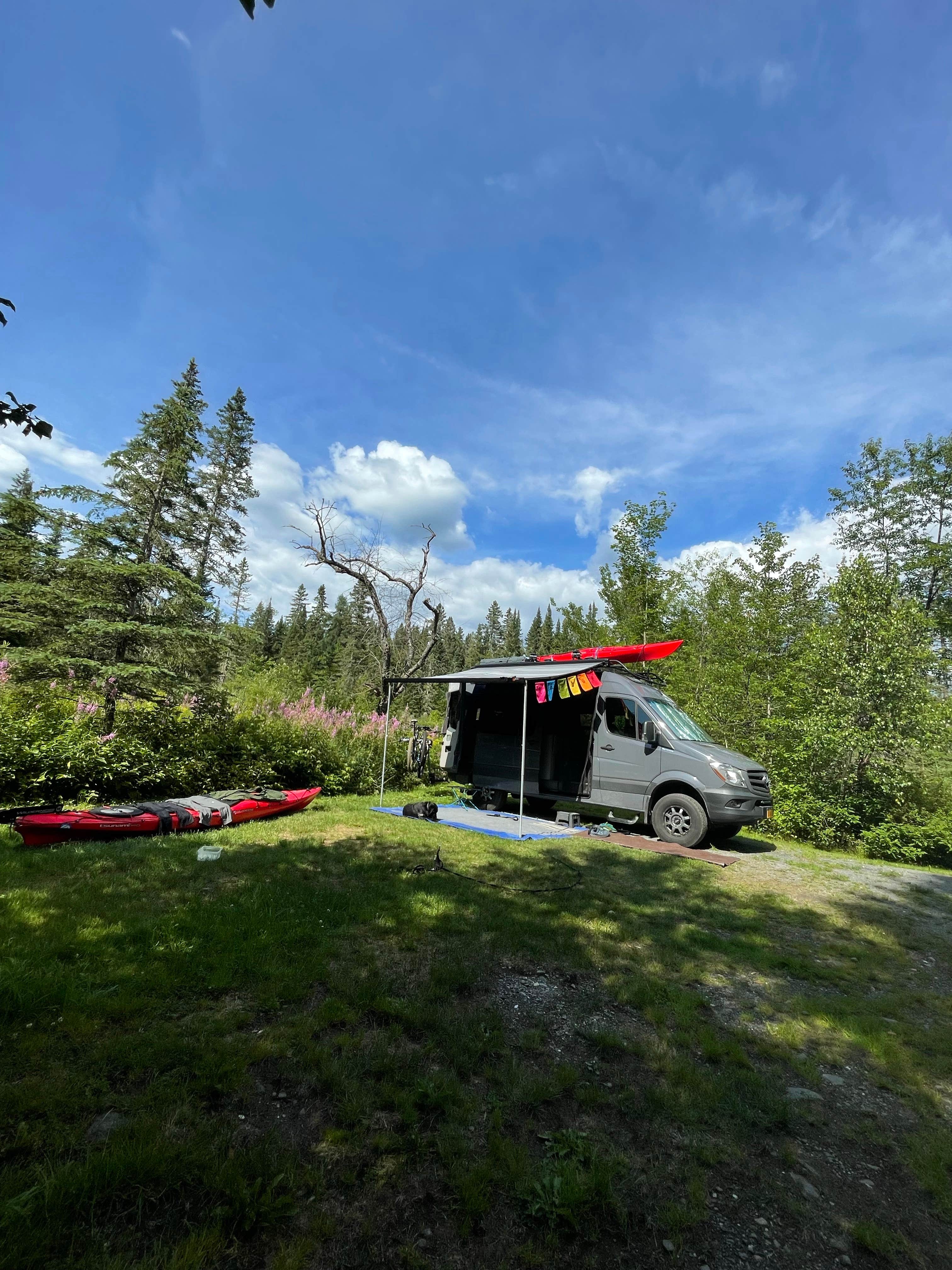 Dana M.'s photo of rv camping at Lake Francis State Park Campground near Stratton, ME