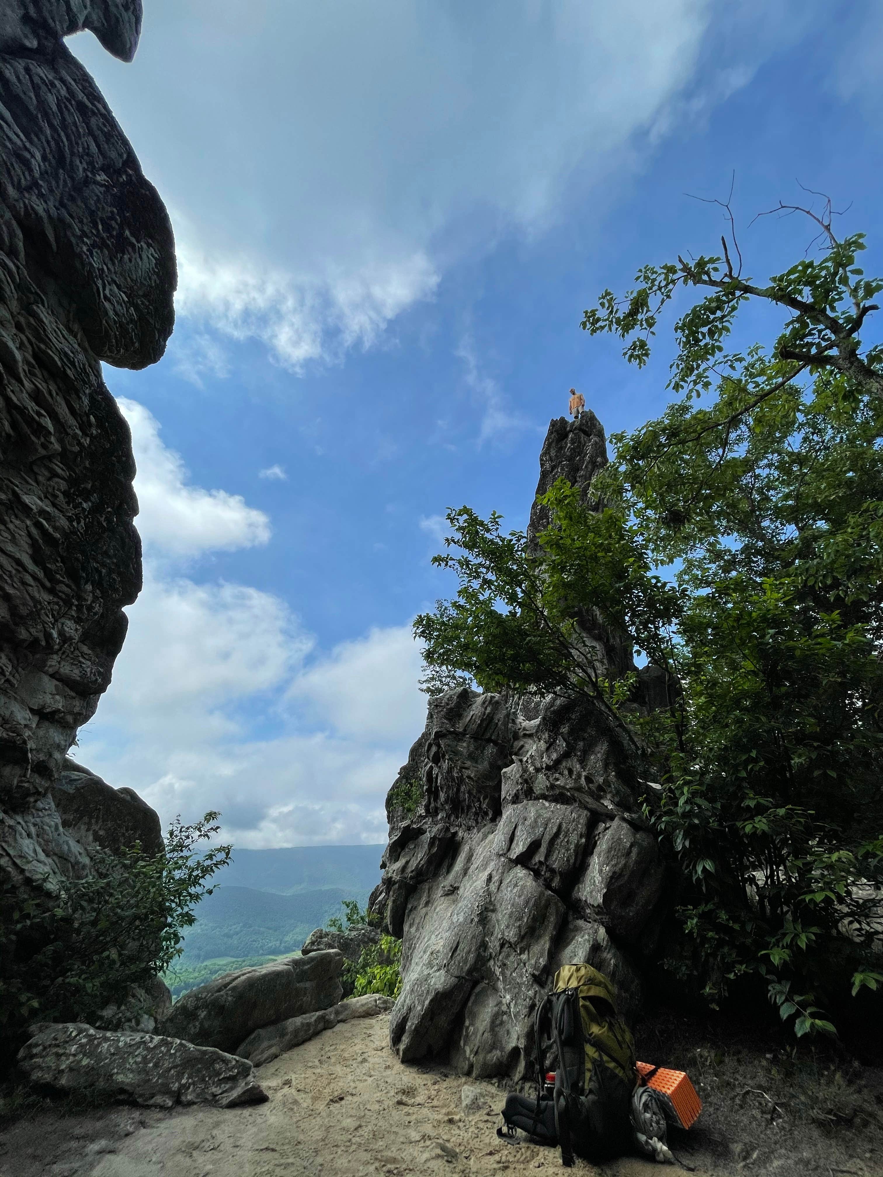 Alioth and Dragons Tooth via Domingo Baca Trail