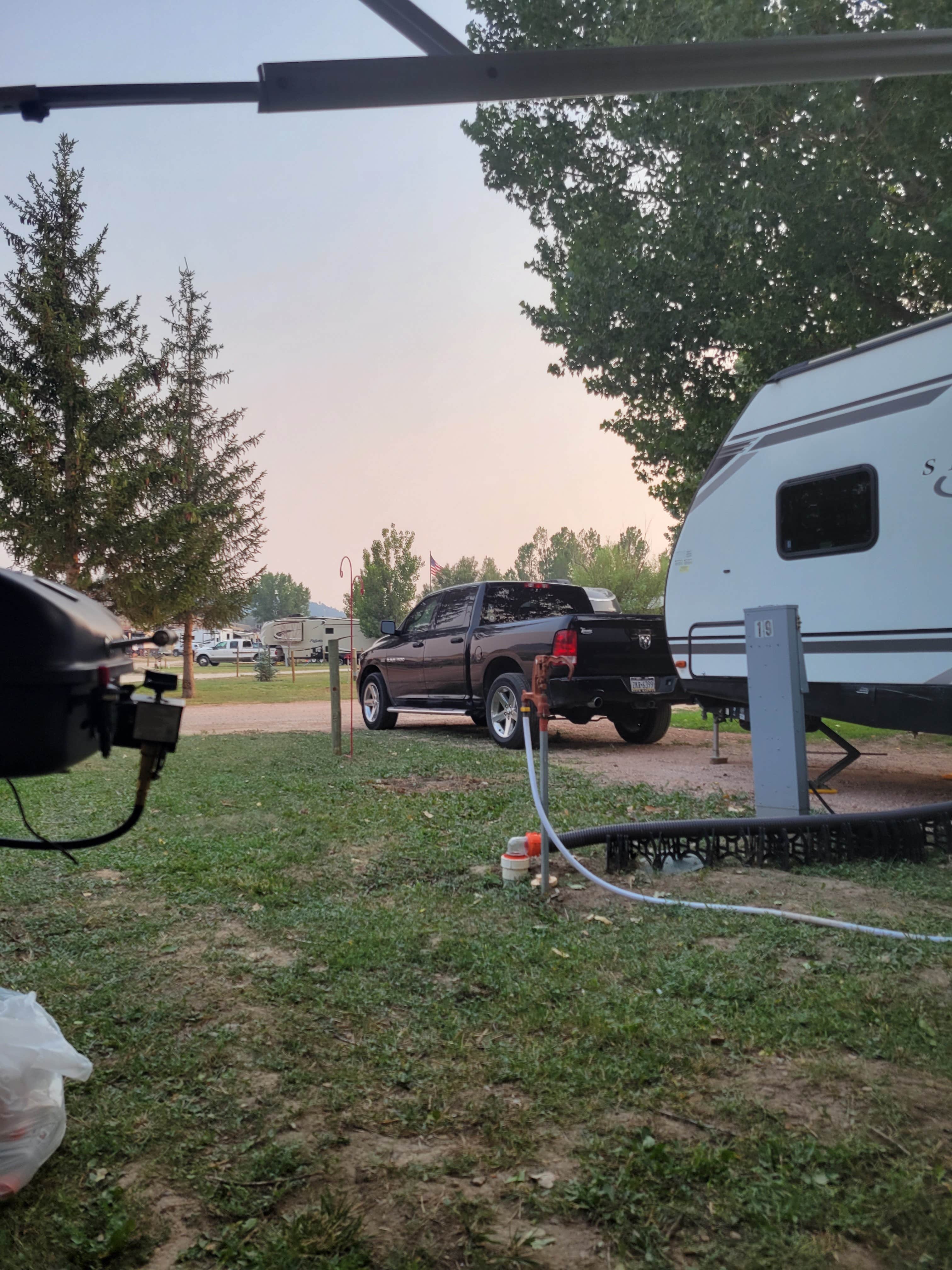 Joe C.'s photo of rv camping at Devils Tower KOA near Sundance, WY