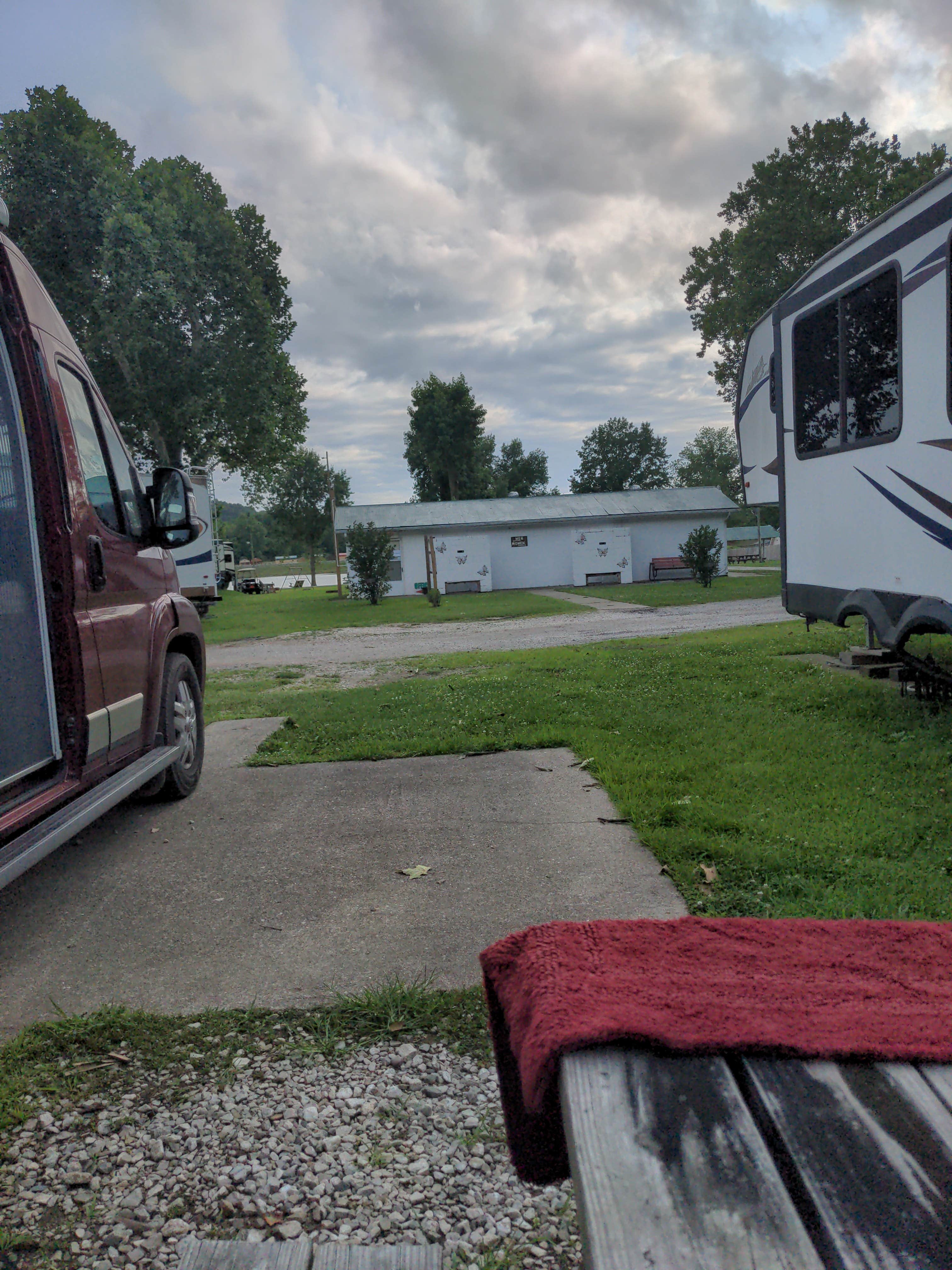Camper-submitted photo at Krodel Park Campground near Letart, WV