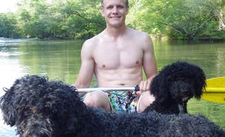 John S.'s photo of camping with pets at Pinnacle Springs Recreational Park near Cabot, AR