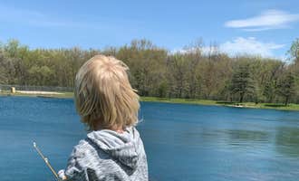 Camping near Mud Lake West — Chain O' Lakes State Park: Happy Acres Kampground, Bristol, Wisconsin