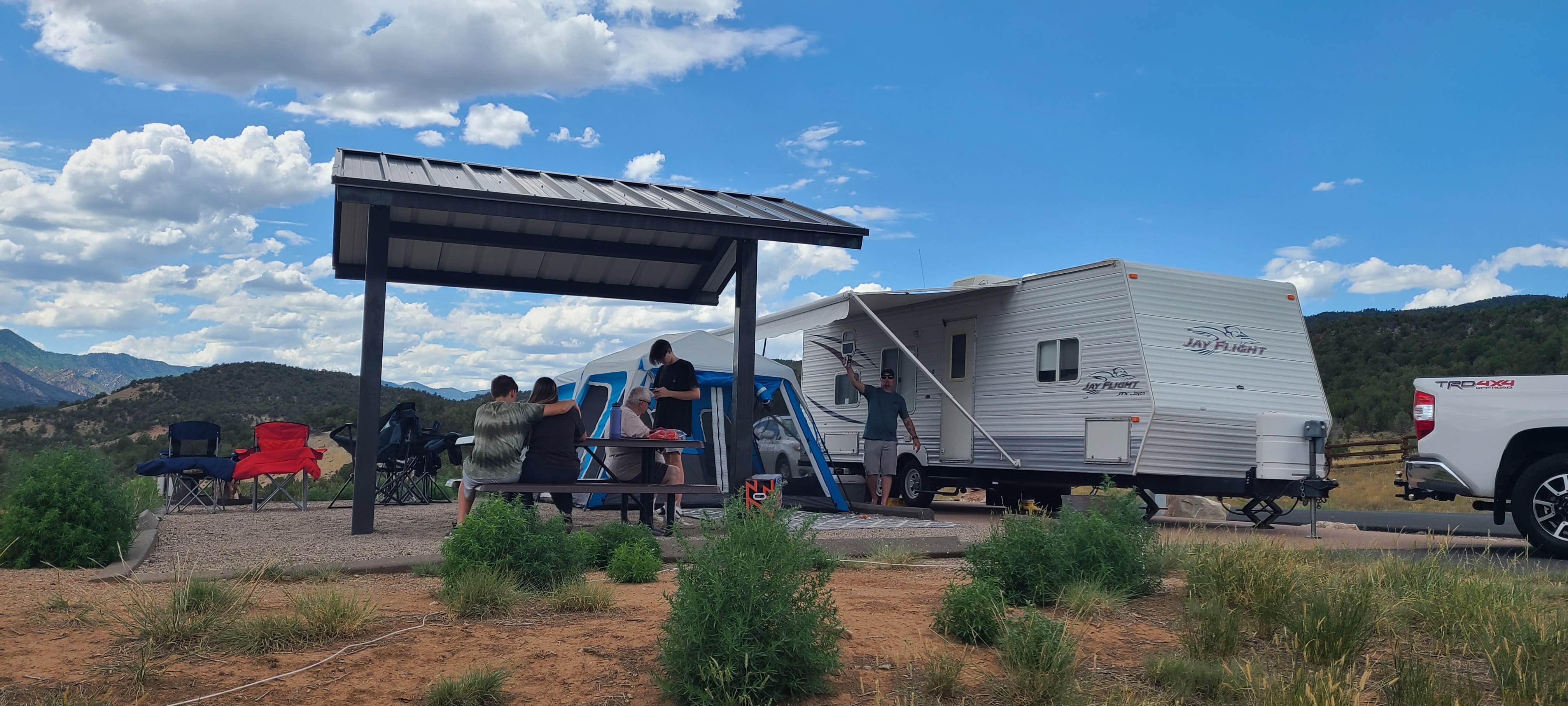 Heather R.'s photo of rv camping at Rifle Gap State Park Campground near De Beque, CO