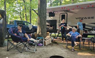 Camping near Claybanks Township Park: Sandy Shores Campground, Mears, Michigan