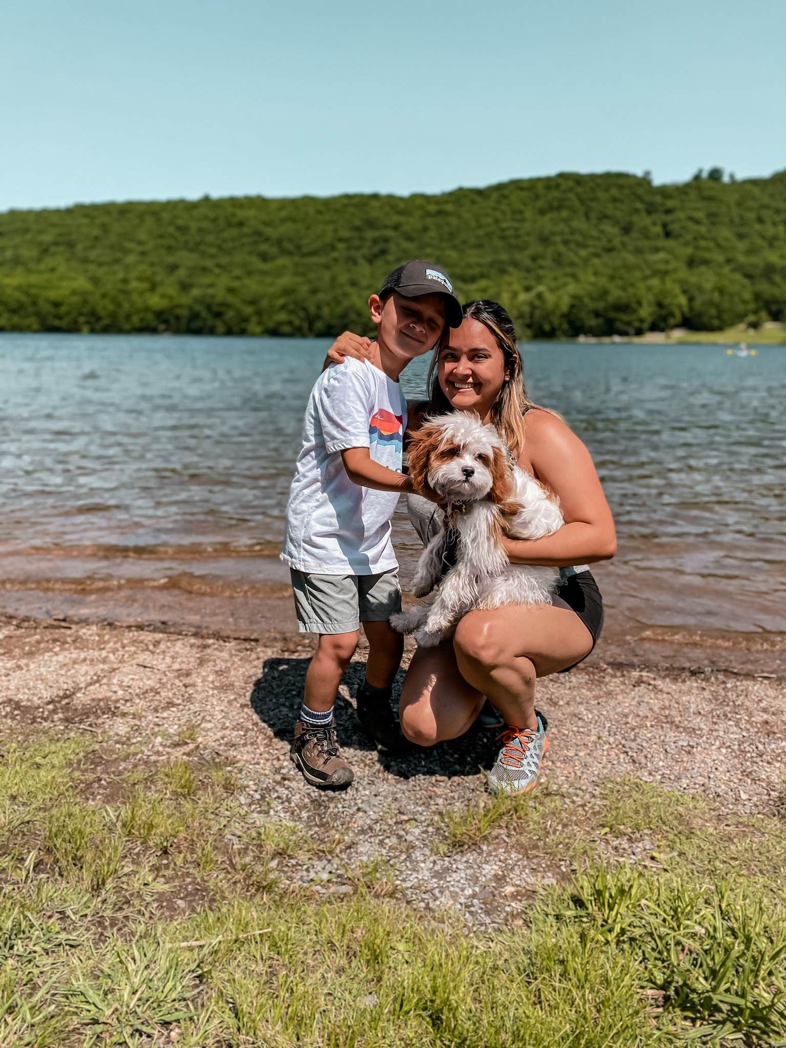 Rosanna C.'s photo of camping with pets at Locust Lake State Park Campground near Bloomsburg, PA