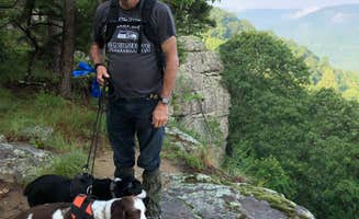 Bob W.'s photo of camping with pets at Sam's Throne Recreation Area near Harrison, AR