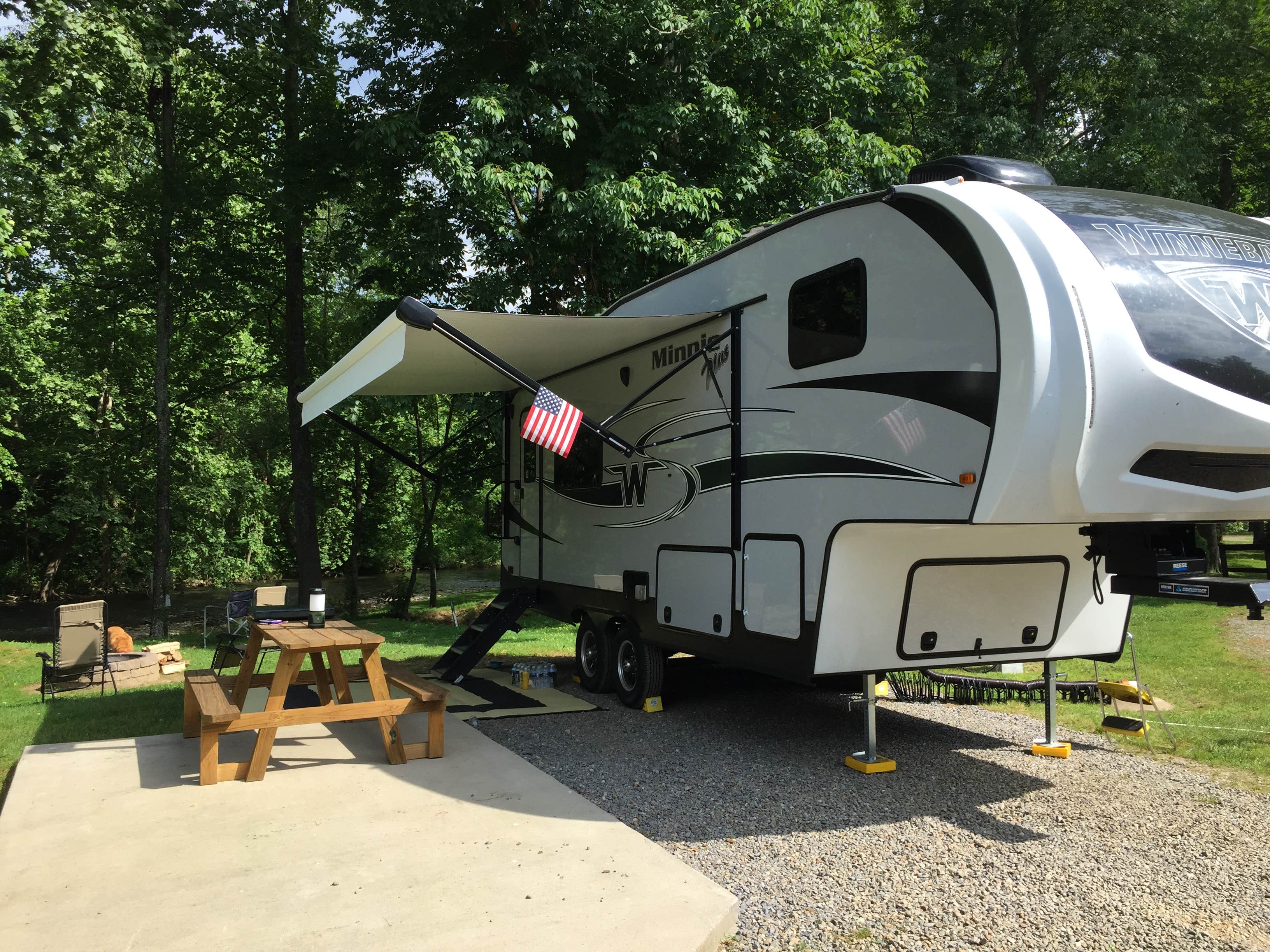 Harold W.'s photo of rv camping at Creekwood Farm RV Park near Candler, NC