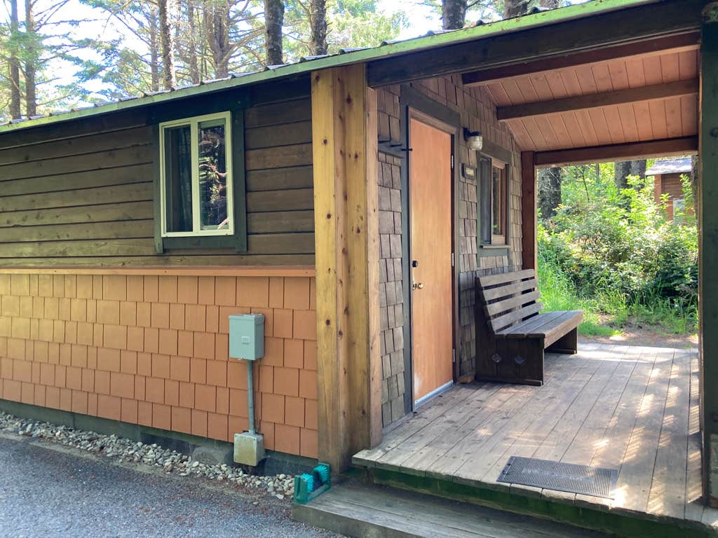 Tanya B.'s photo of glamping accommodations at Cape Blanco State Park Campground near Bandon, OR