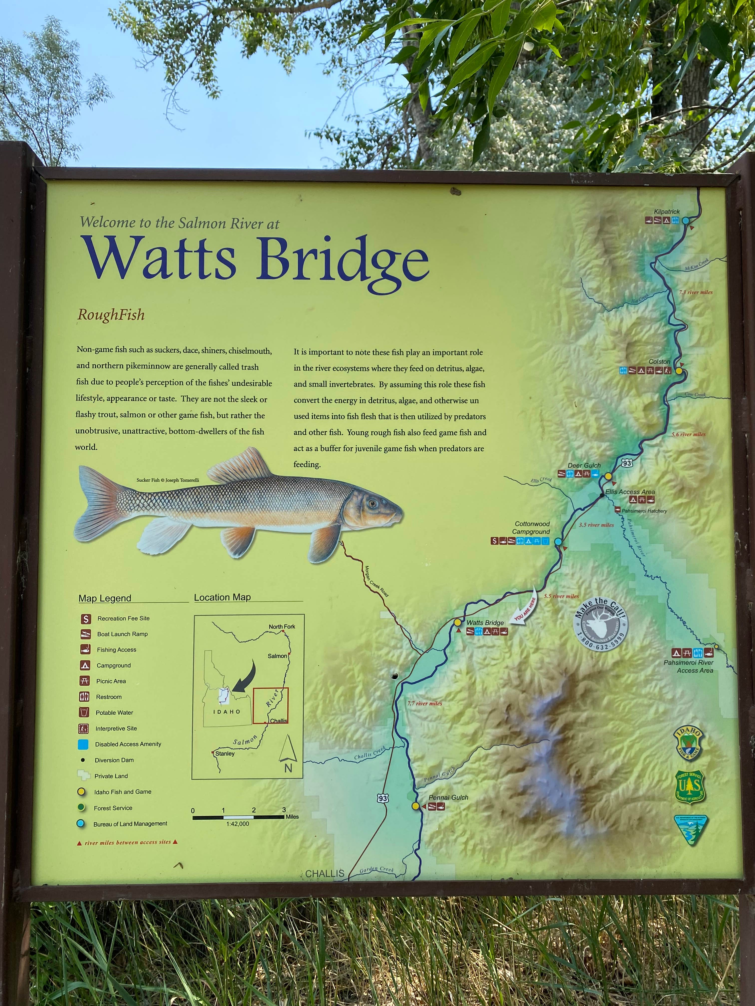 Camper-submitted photo at Watts Bridge Campground near May, ID