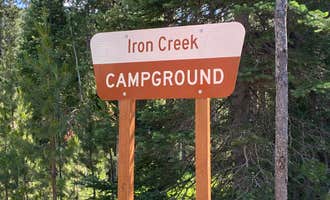 Camping near Nip and Tuck Road (FS RD 653 to 633): Iron Creek Campground, Stanley, Idaho