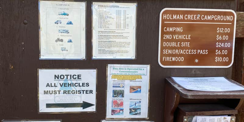 Camper submitted image from Holman Creek Campground