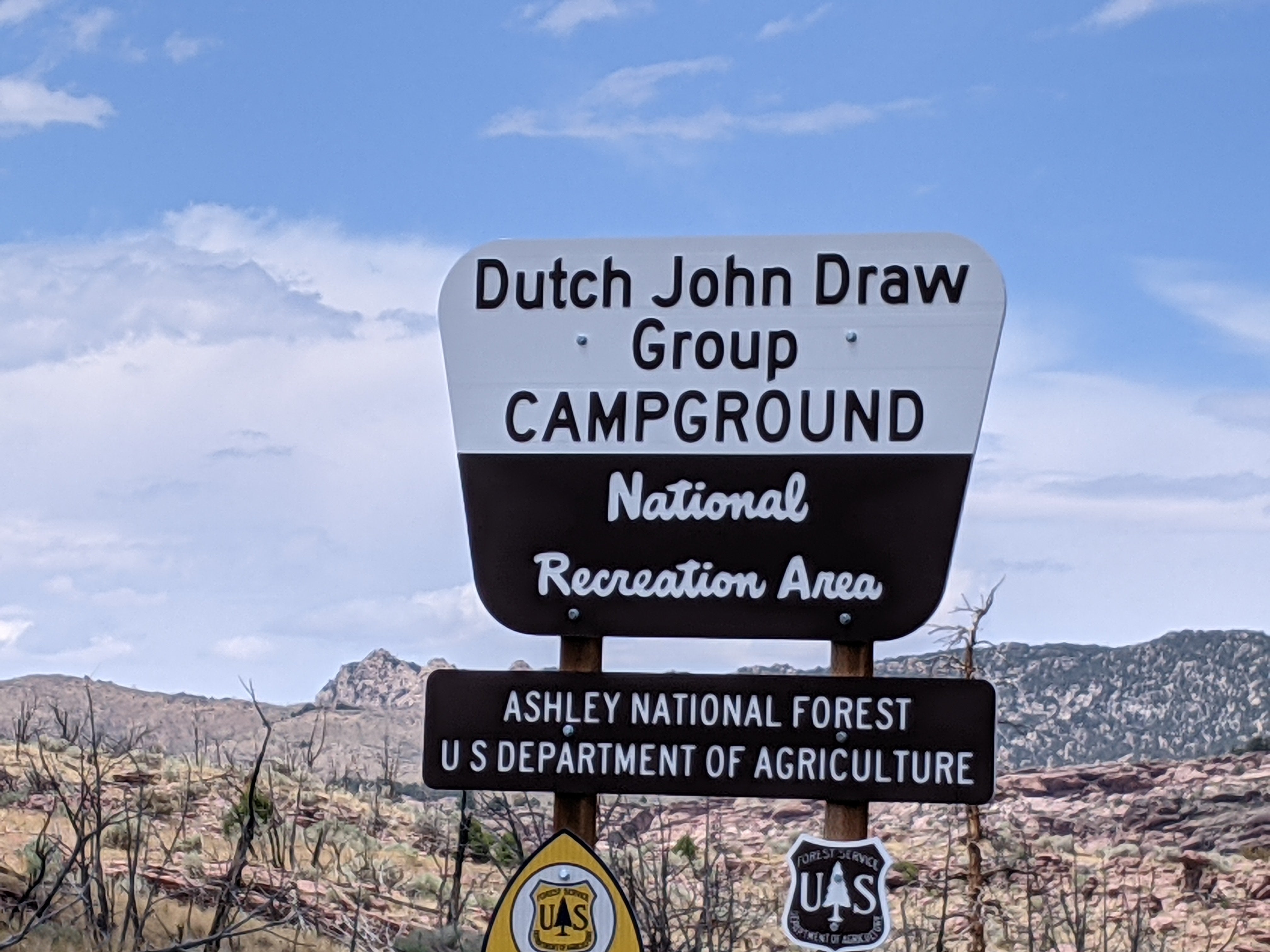 Camper submitted image from Dutch John Draw Campground - Ashley National Forest - 2