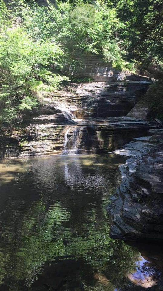 Camper submitted image from Buttermilk Falls State Park Campground - 3