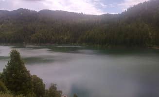 Jammie S.'s photo of a dispersed camping area at Palisades Reservoir near Victor, ID