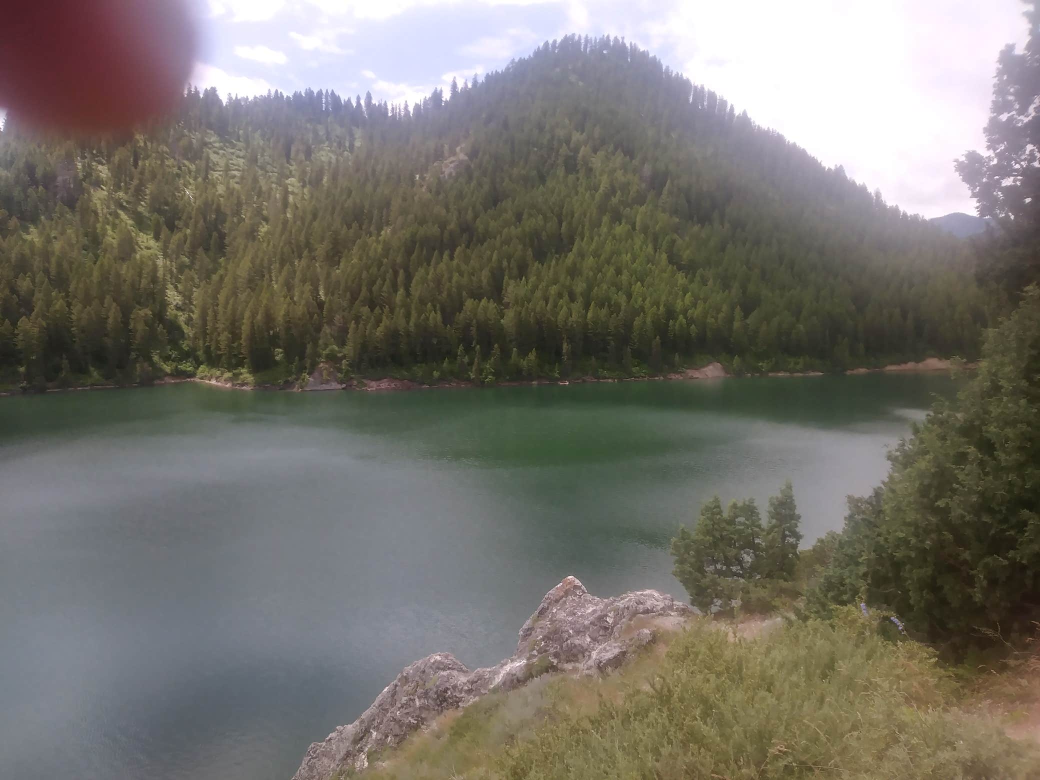 Jammie S.'s photo of a dispersed camping area at Palisades Reservoir near Irwin, ID