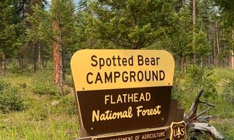 Camping near Swan Guard Station: Spotted Bear, Flathead National Forest, Montana