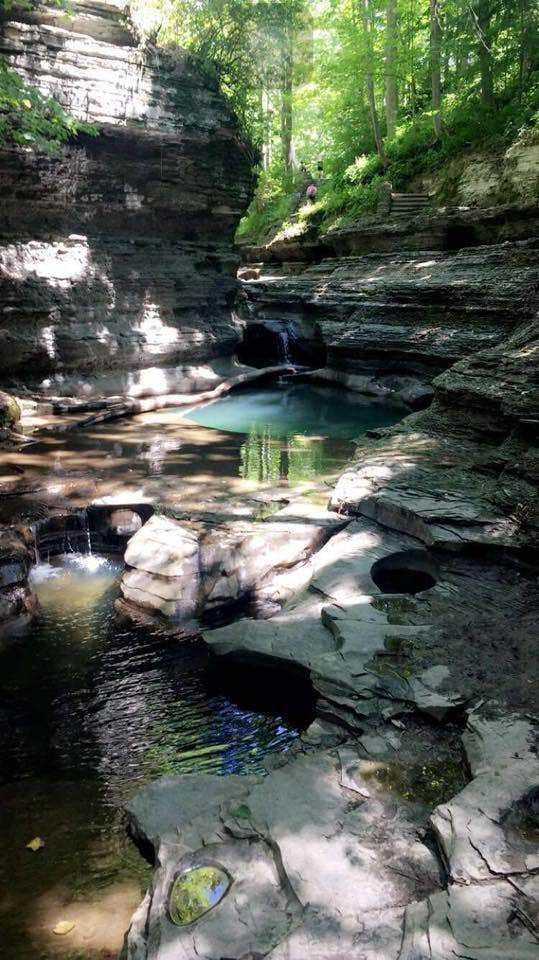 Camper submitted image from Buttermilk Falls State Park Campground - 5