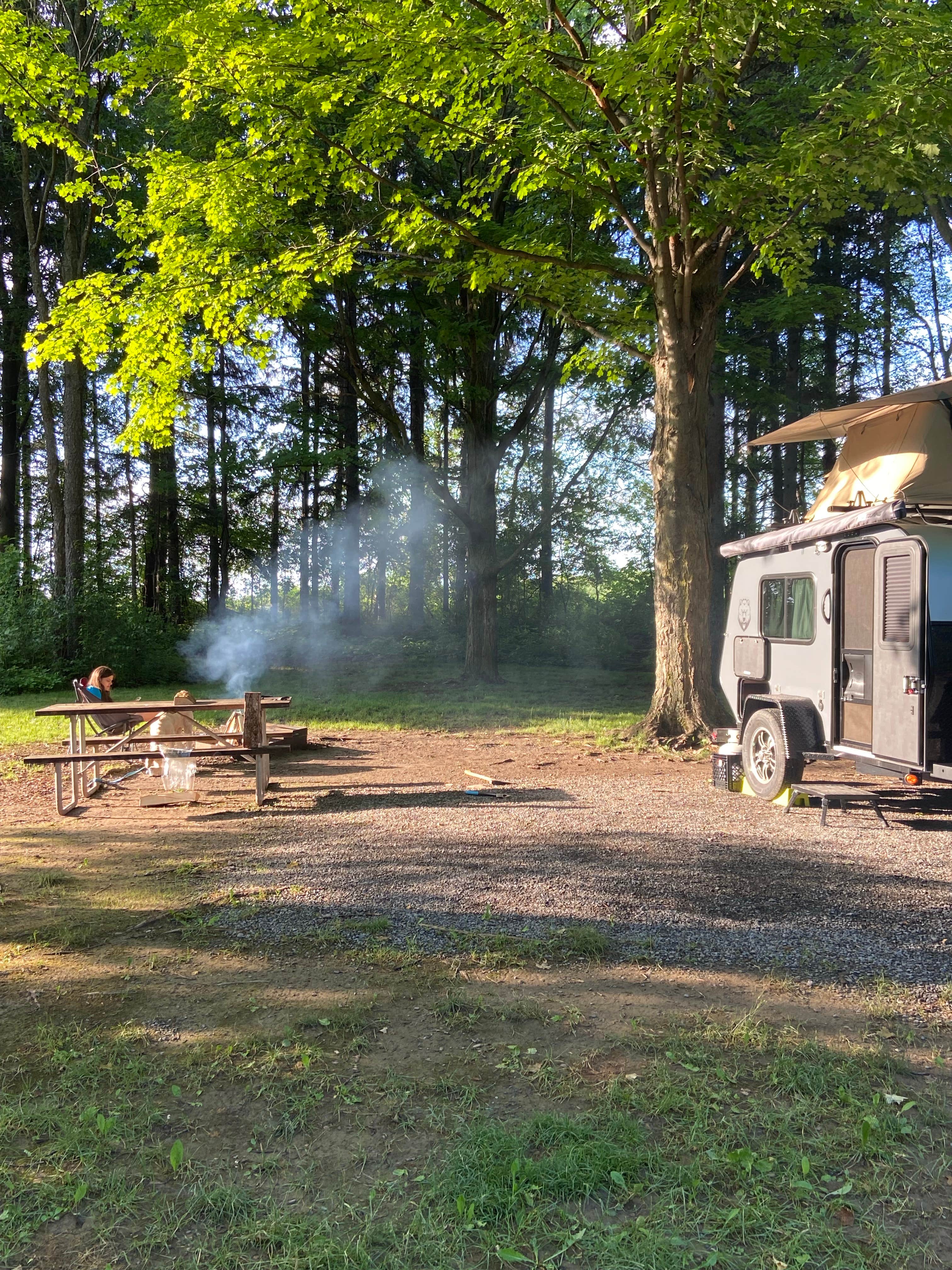 Elizabeth  P.'s photo of rv camping at Green Lakes State Park Campground near Hubbardsville, NY