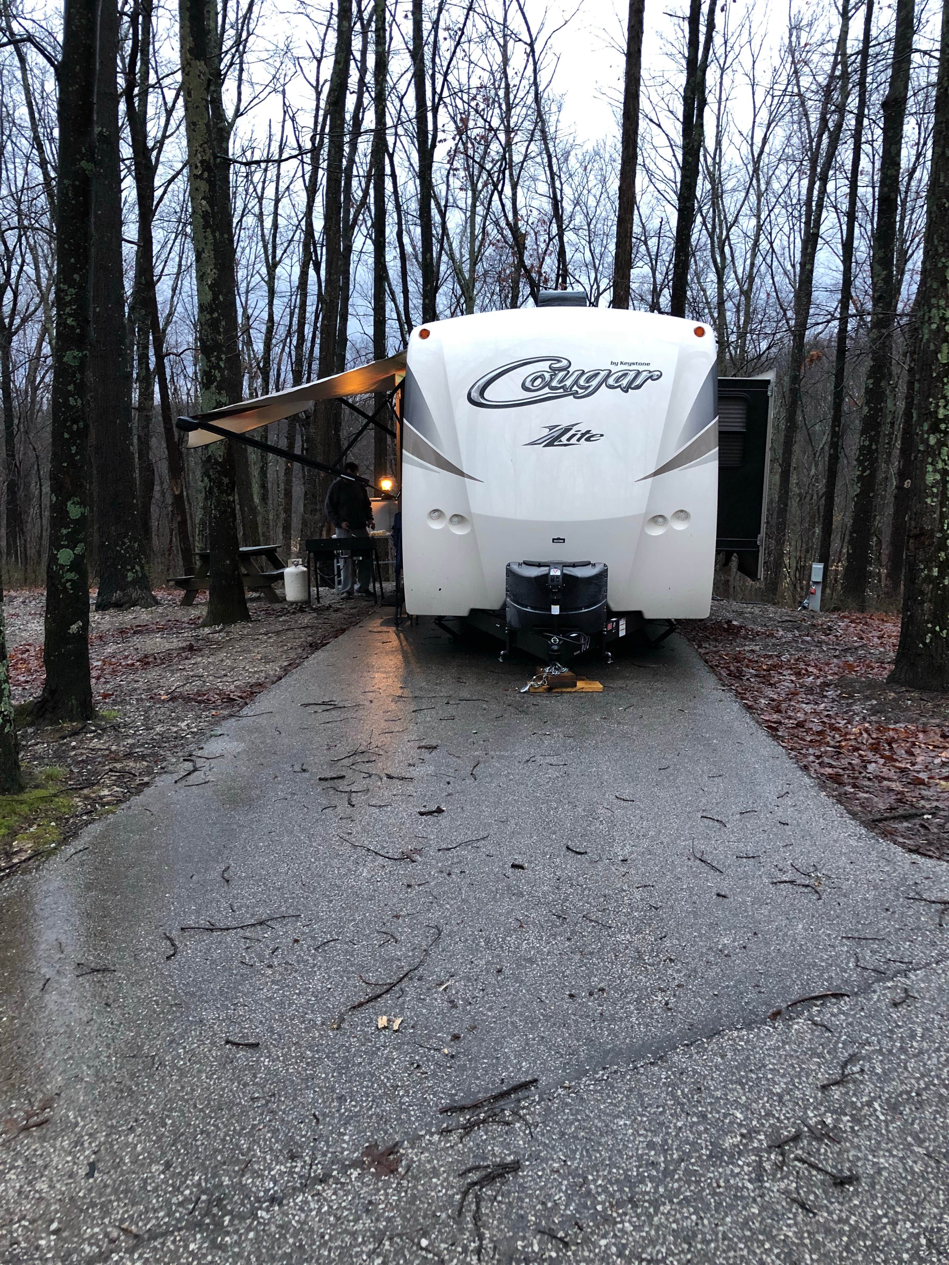 Sara H.'s photo of rv camping at Buffalo Ridge Campground — Brown County State Park near Indianapolis, IN
