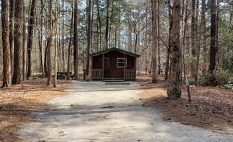 Jean C.'s photo of a cabin at Shad Landing Campground near Chincoteague, VA