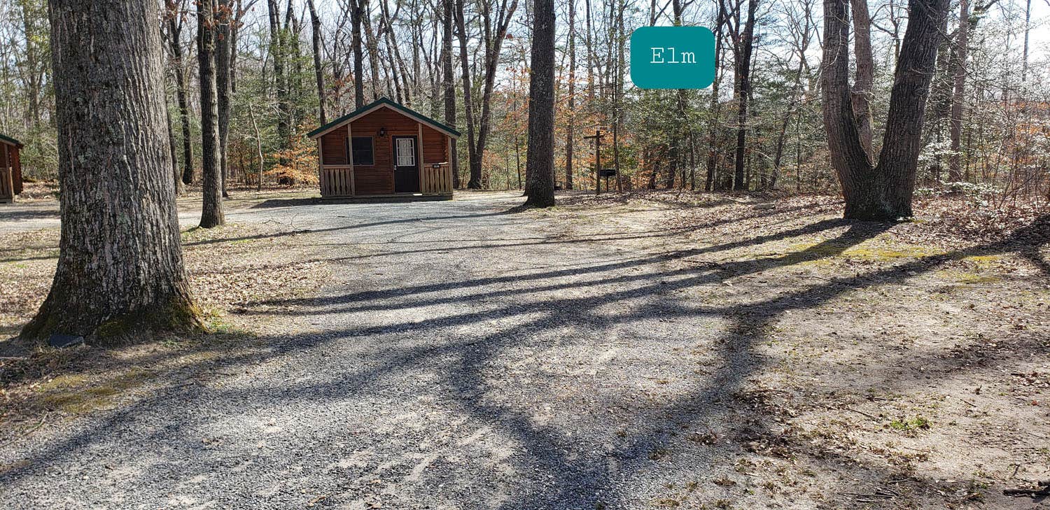 Jean C.'s photo of a cabin at Martinak State Park Campground near Laurel, DE