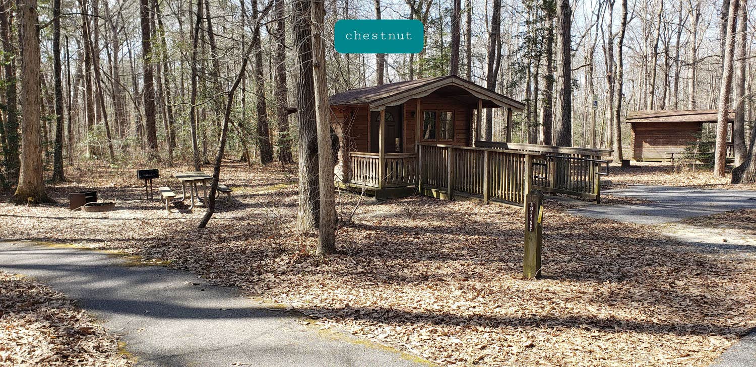 Jean C.'s photo of glamping accommodations at Martinak State Park Campground near Middletown, DE