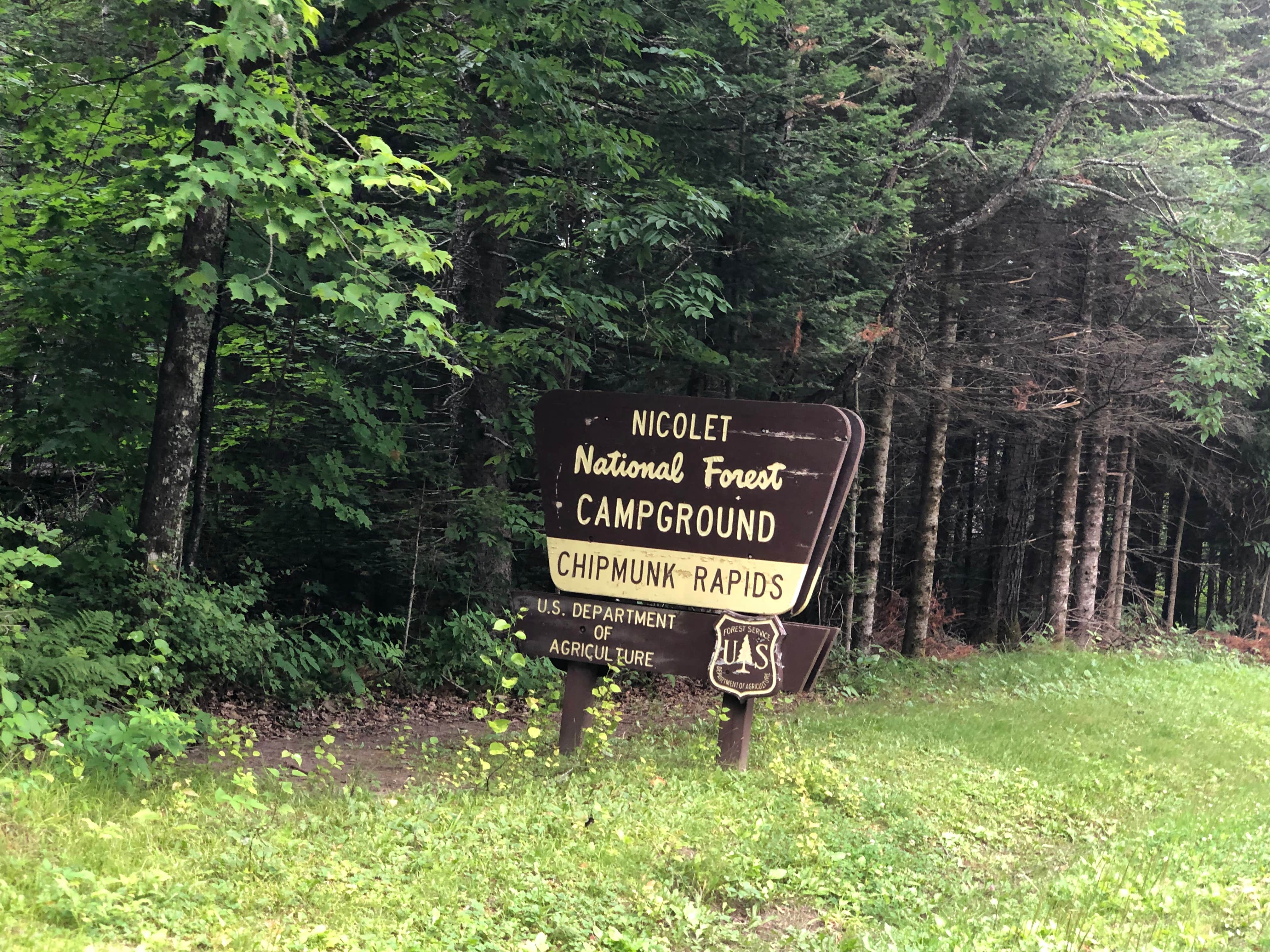 Camper-submitted photo at Chipmunk Rapids near Crystal Falls, MI