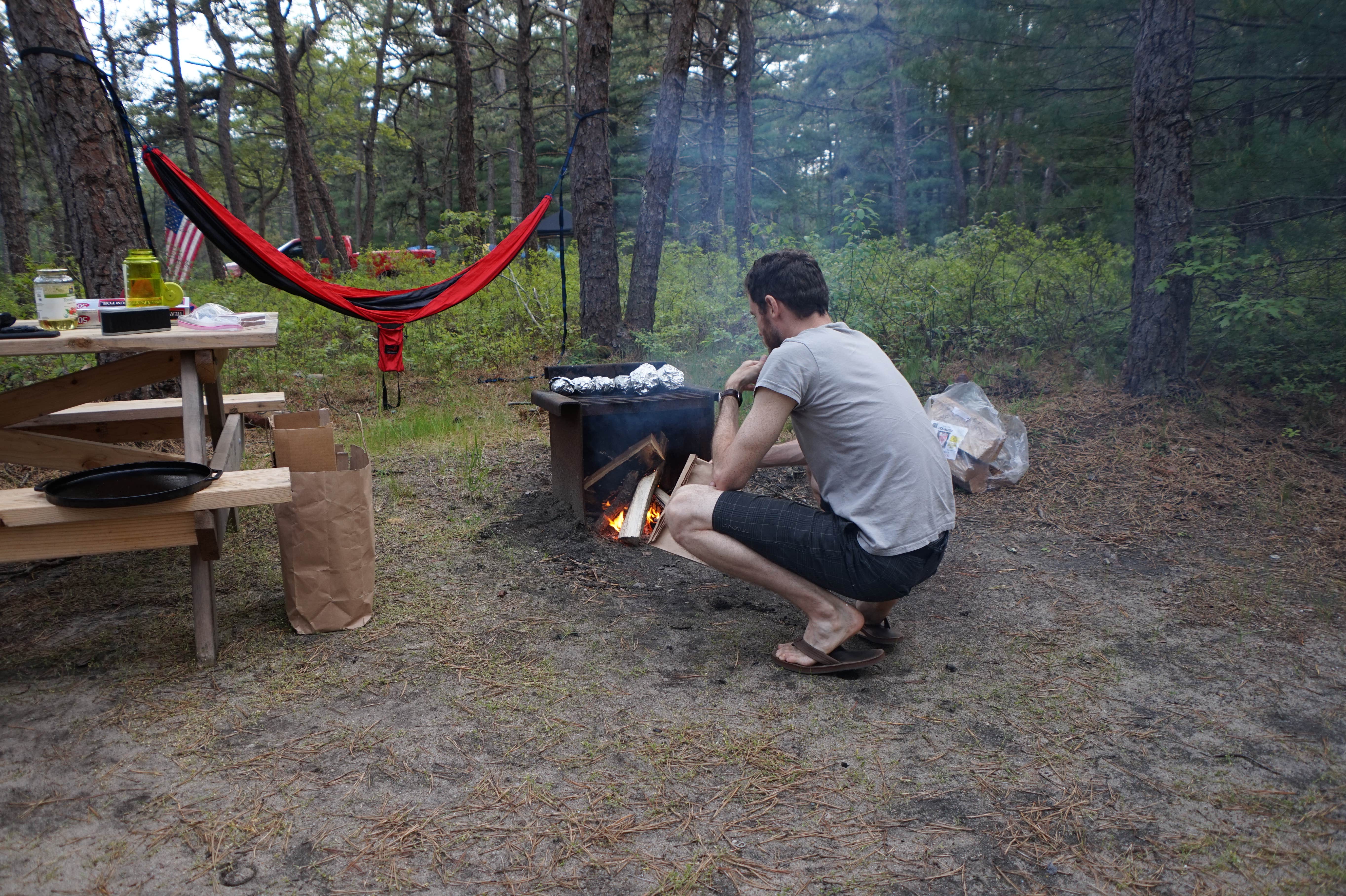 Drew Q.'s photo at Charge Pond Campground — Myles Standish State Forest near Duxbury, MA