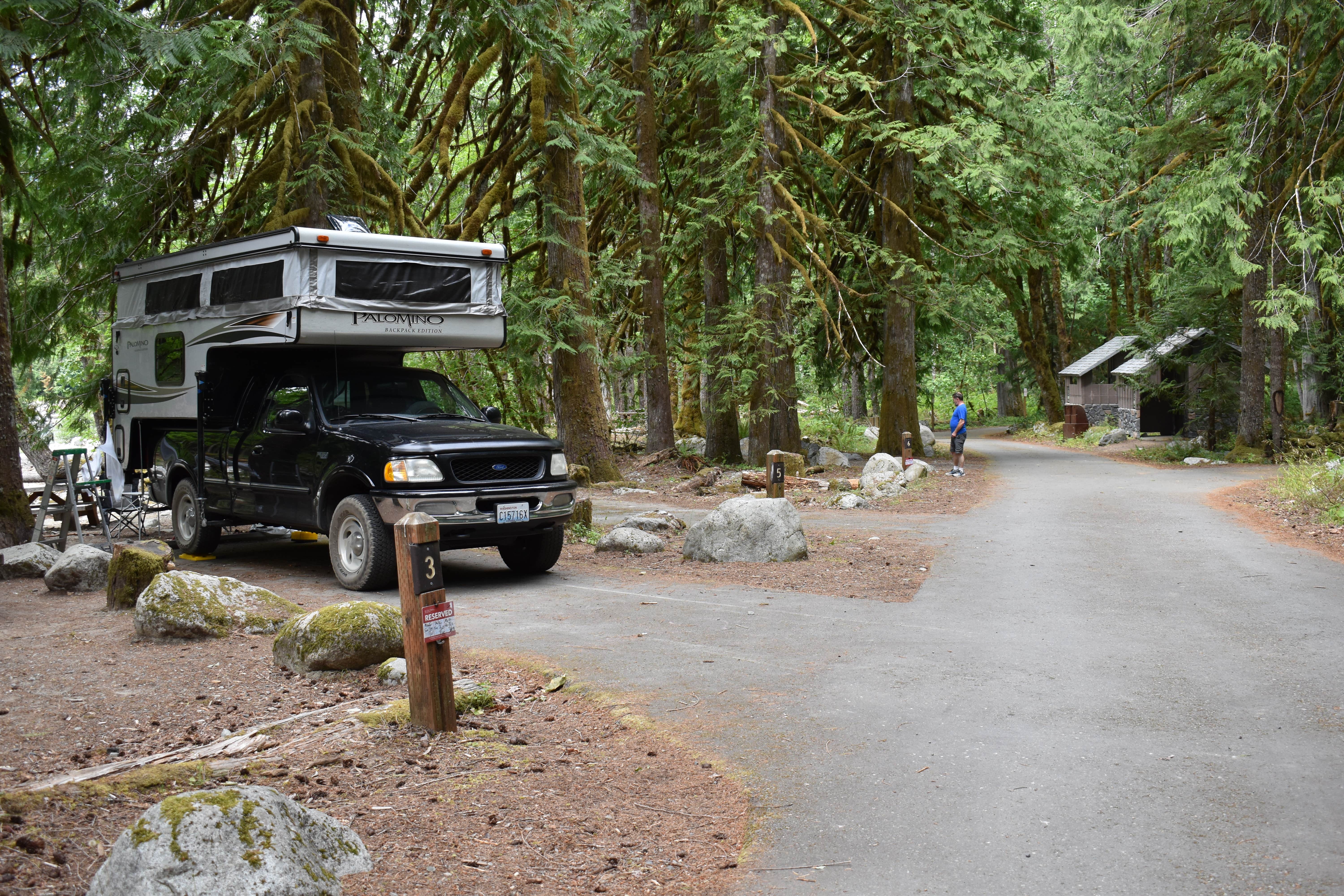 Tracie W.'s photo of rv camping at Troublesome Creek Campground near Index, WA