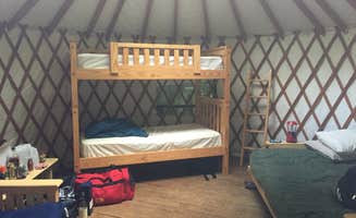 Drew Q.'s photo of glamping accommodations at Milan Hill State Park Campground near West Bethel, ME