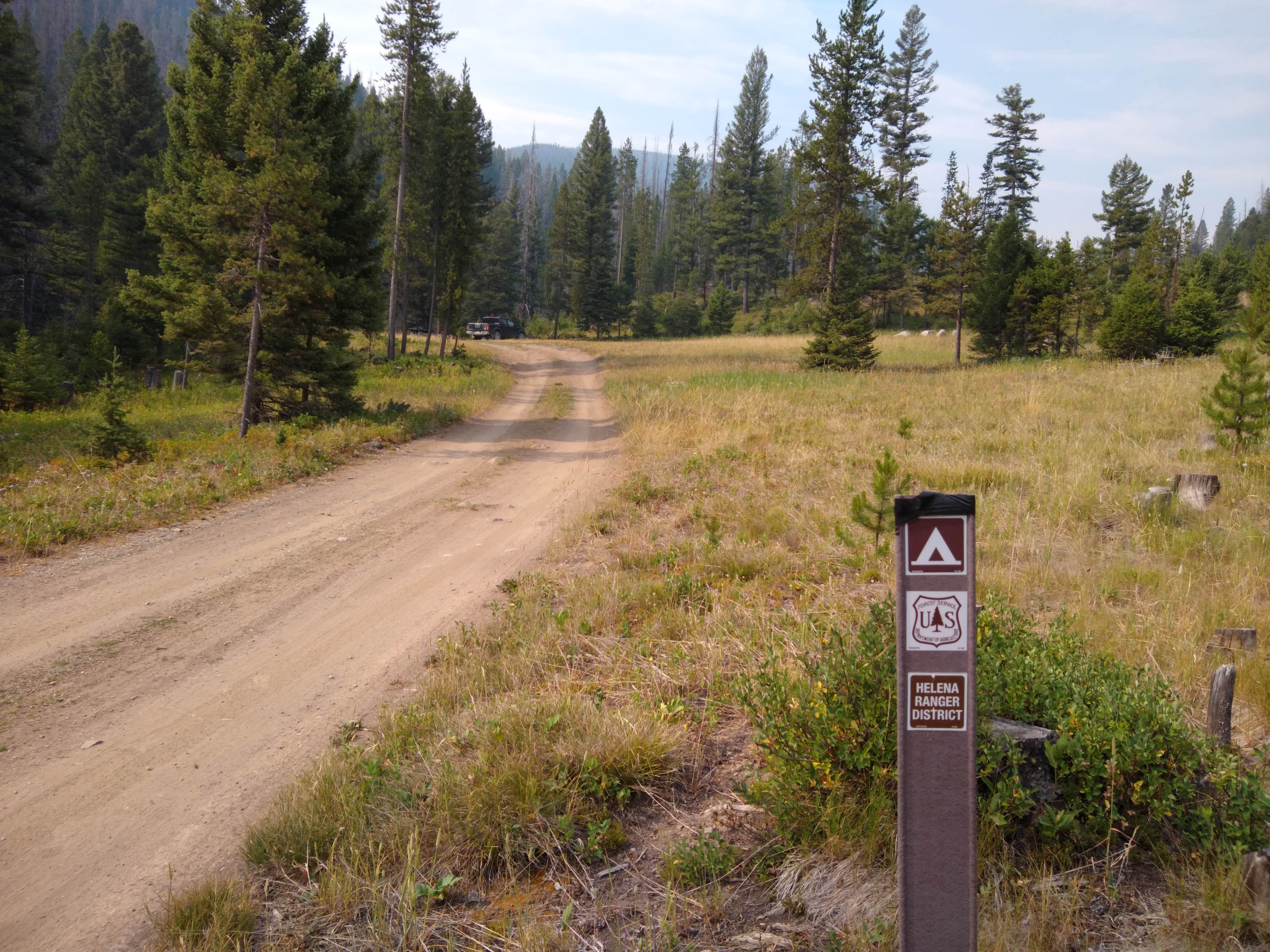 Camper submitted image from Little Blackfoot River Dispersed Campsite - 4