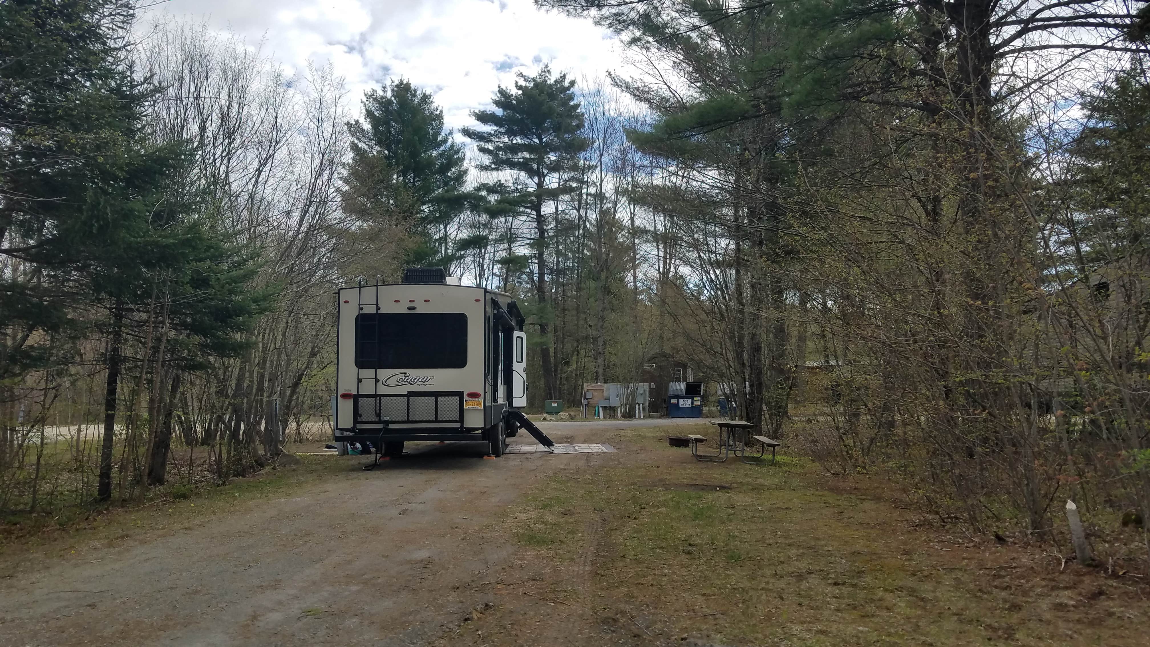 Nancy W.'s photo of rv camping at Lake George Escape Campground near Goshen, VT