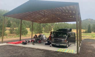 Camping near BLM John Day River - Priest Hole: Wheeler County Bear Hollow Campground, Fossil, Oregon