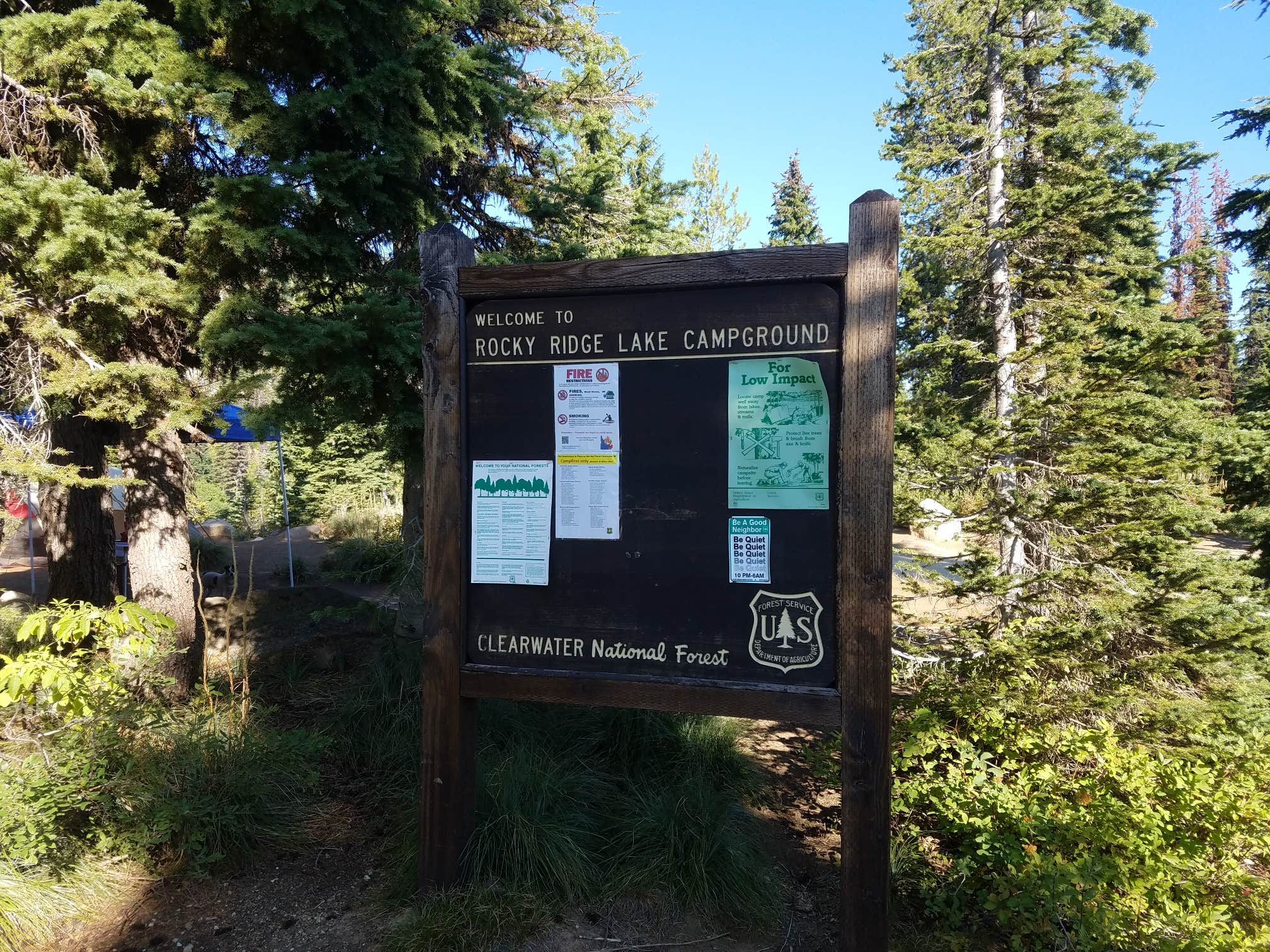 Camper-submitted photo at Rocky Ridge Lake Campground near Nez Perce-Clearwater National Forests