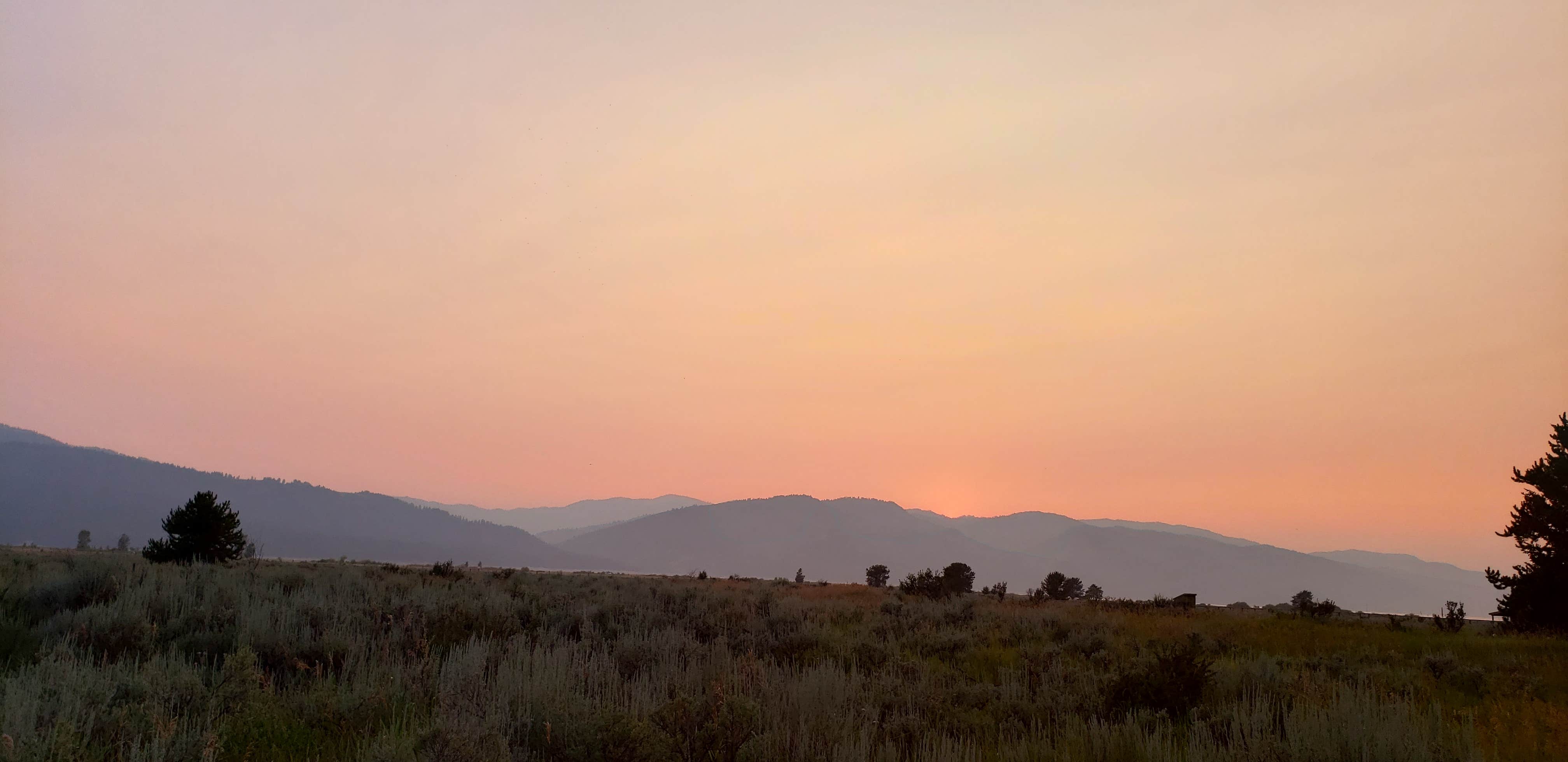 wyattf's photo of a dispersed camping area at Reservoir Disperse Camping near Melvin Brewing near Star Valley Ranch, WY