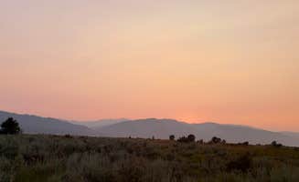 wyattf's photo of a dispersed camping area at Reservoir Disperse Camping near Melvin Brewing near Star Valley Ranch, WY