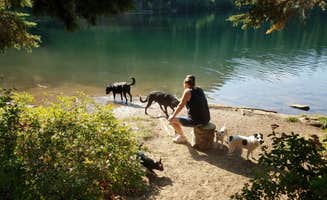 Christopher R.'s photo of camping with pets at Rocky Ridge Lake Campground near Nez Perce-Clearwater National Forests