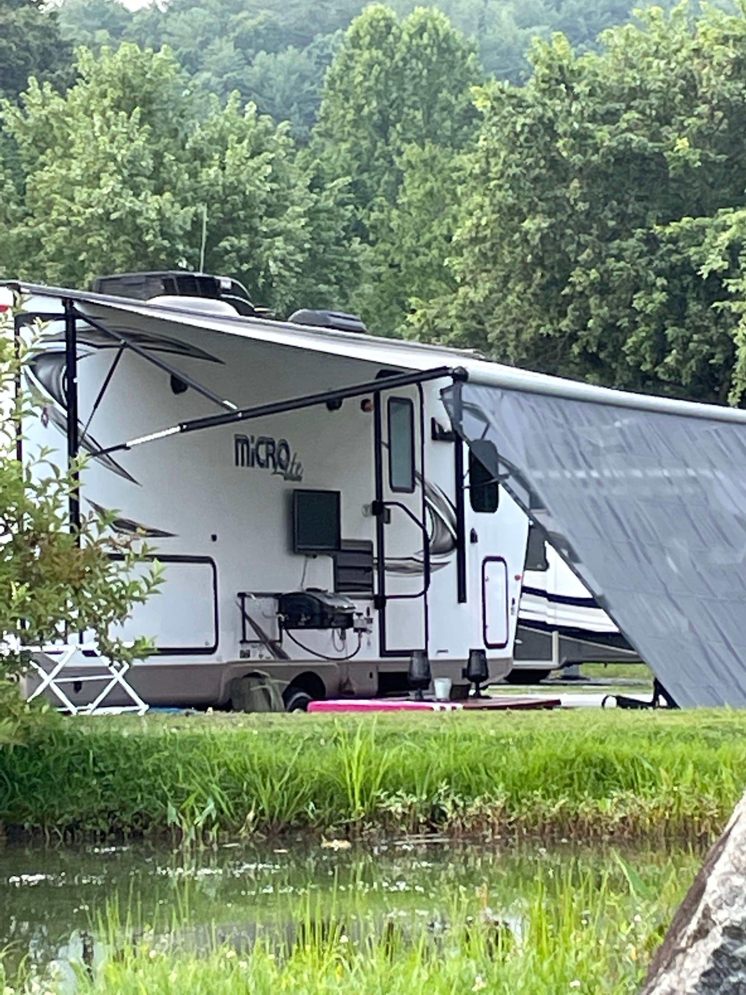 Maria S.'s photo of rv camping at River Vista RV Park near Glenville, NC