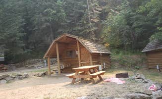 Nancy C.'s photo of a cabin at Camp Coeur D Alene near Spirit Lake, ID