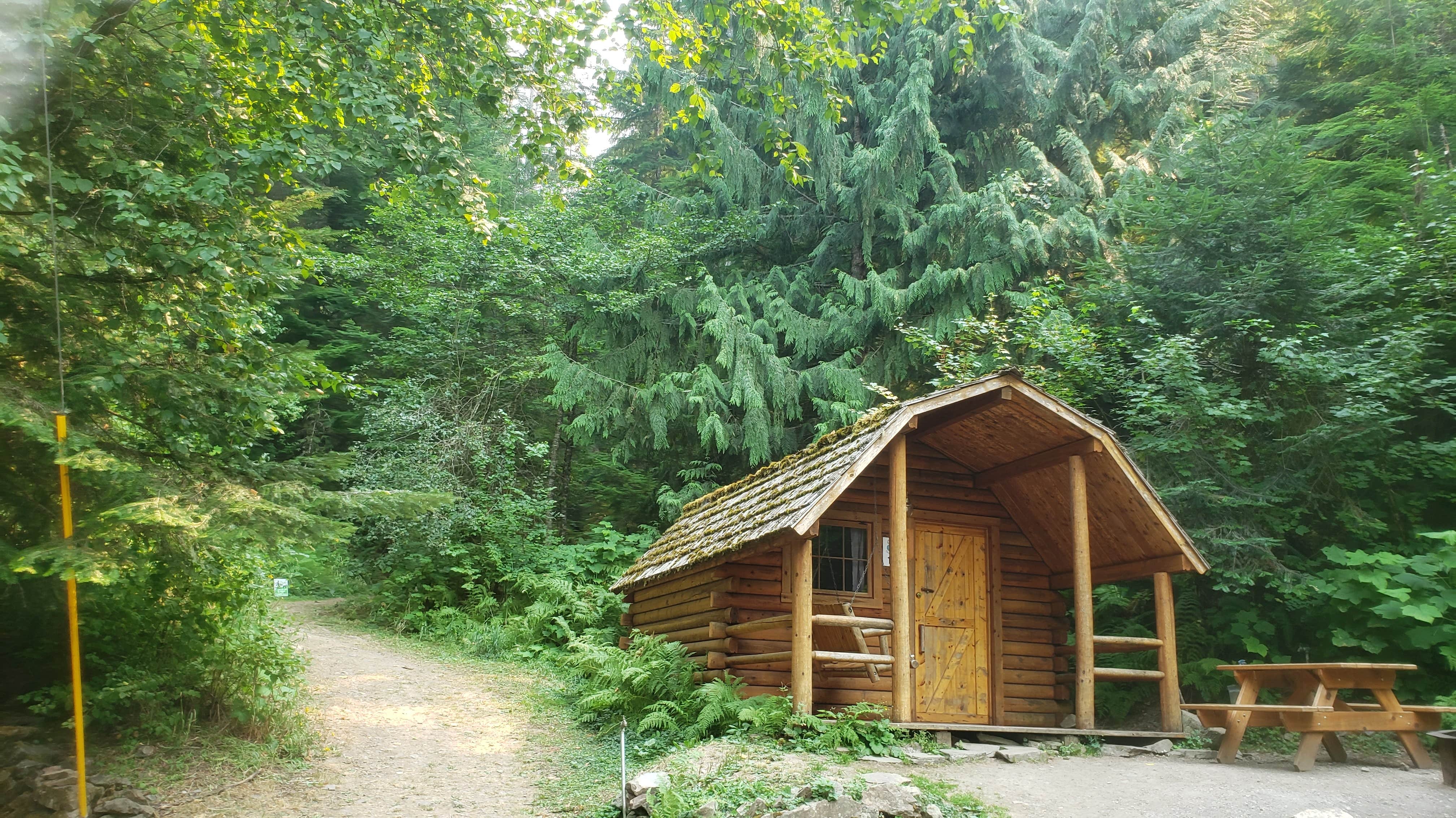 Nancy C.'s photo of glamping accommodations at Camp Coeur D Alene near St. Maries, ID