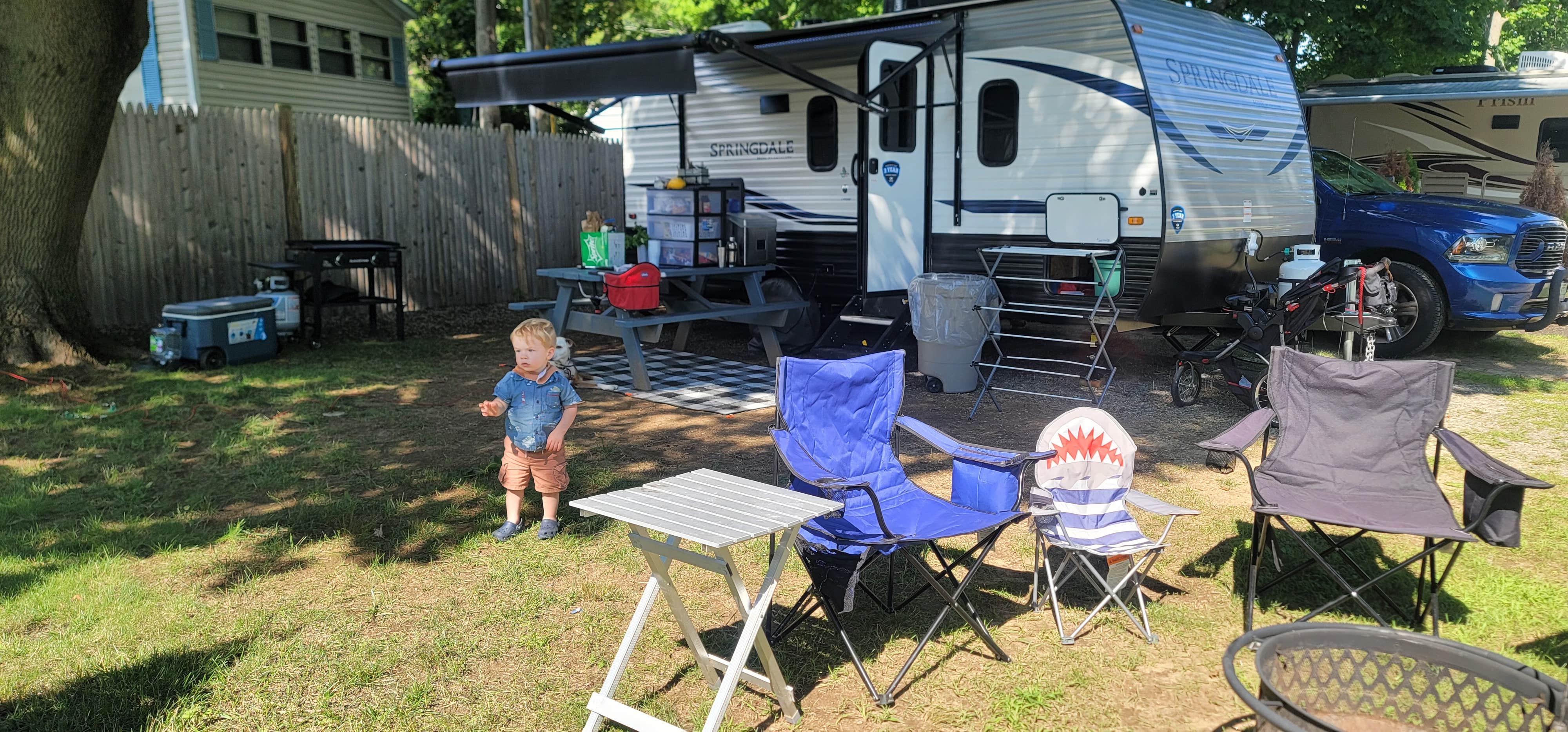 Joe B.'s photo of rv camping at Sea Coast Camping and RV Resort near Amesbury Town, MA